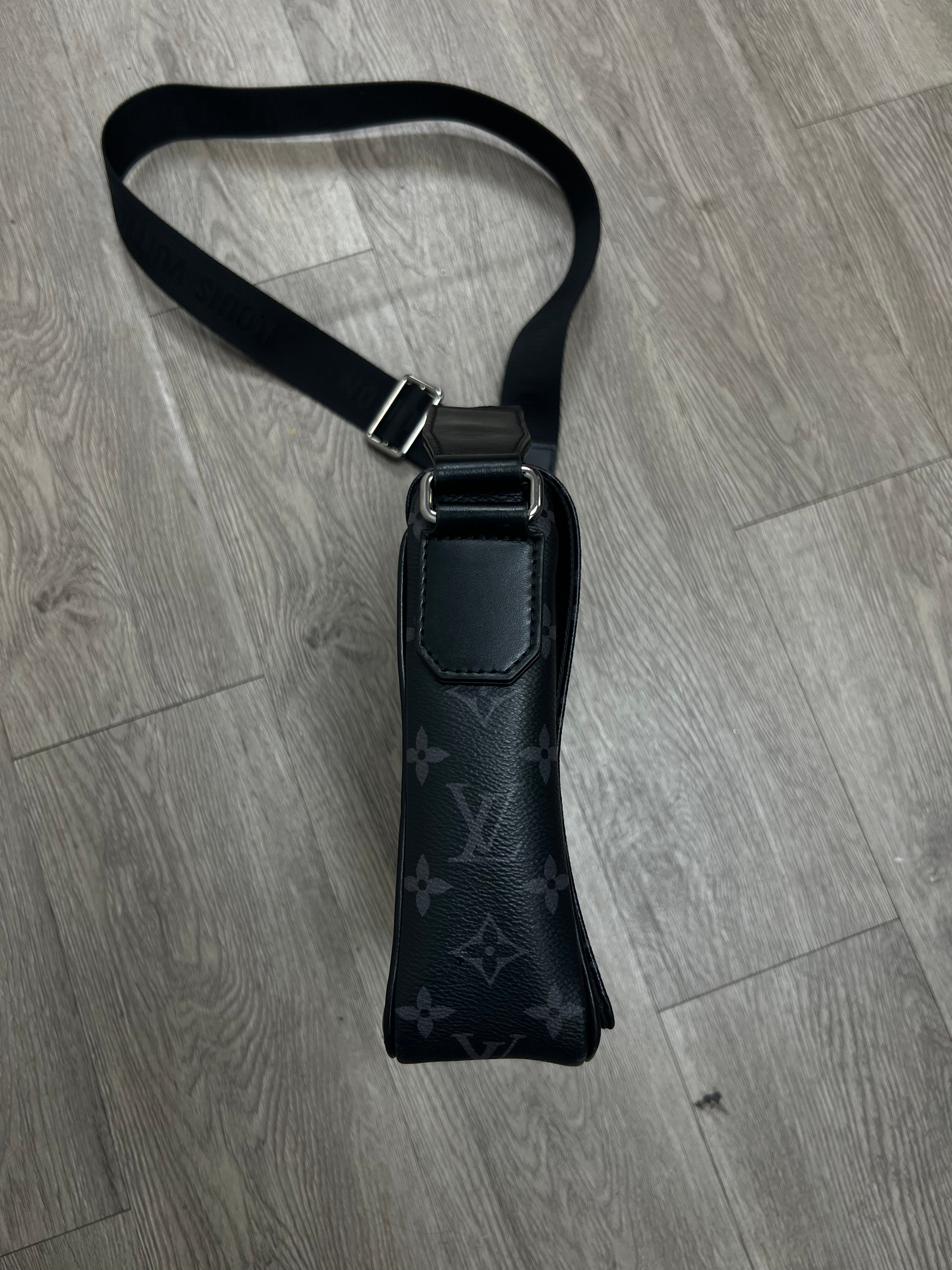 Louis Vuitton Black Monogram District Messenger Bag