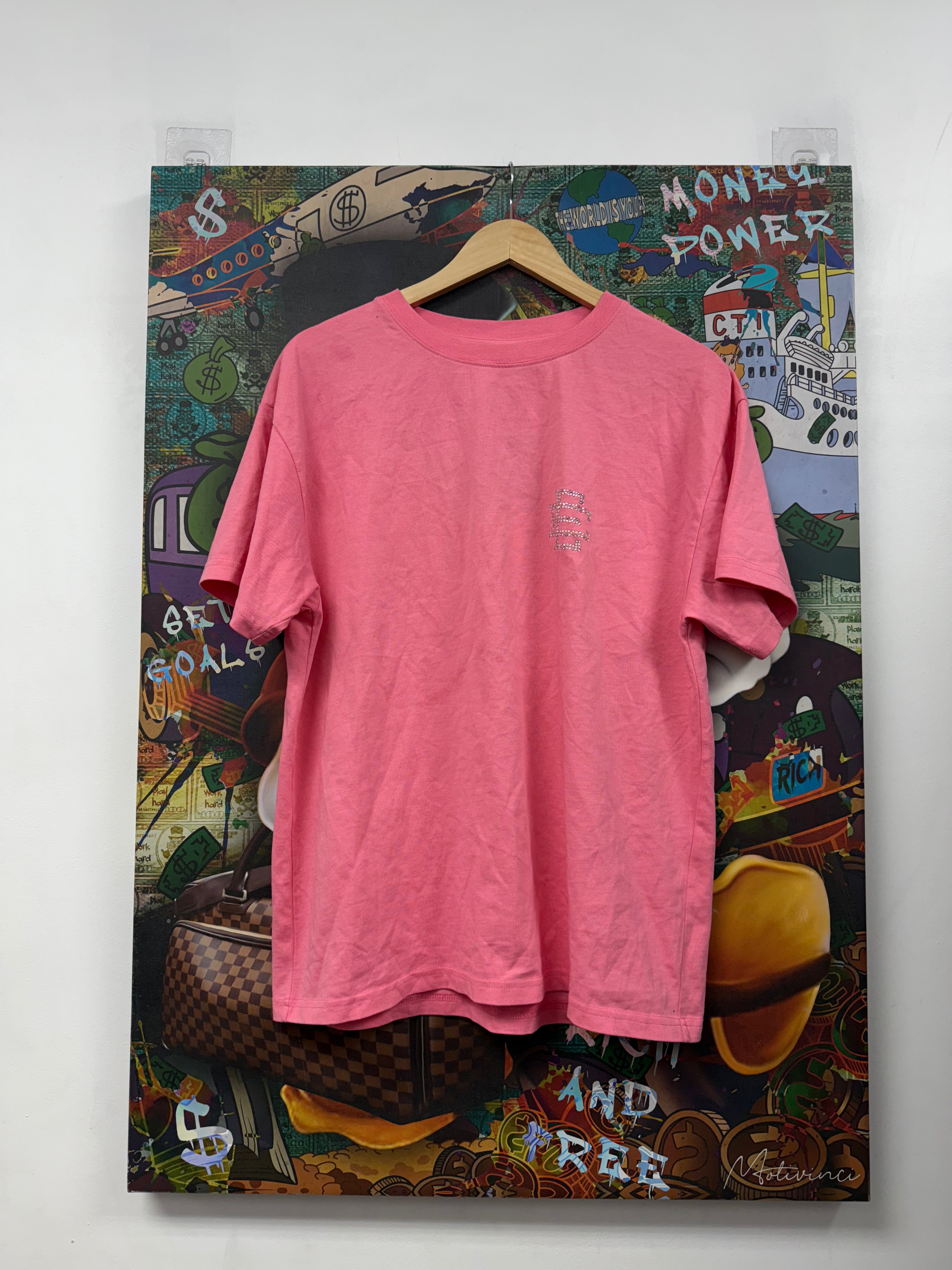 Eric Emanuel Pink Rhinestone Tee