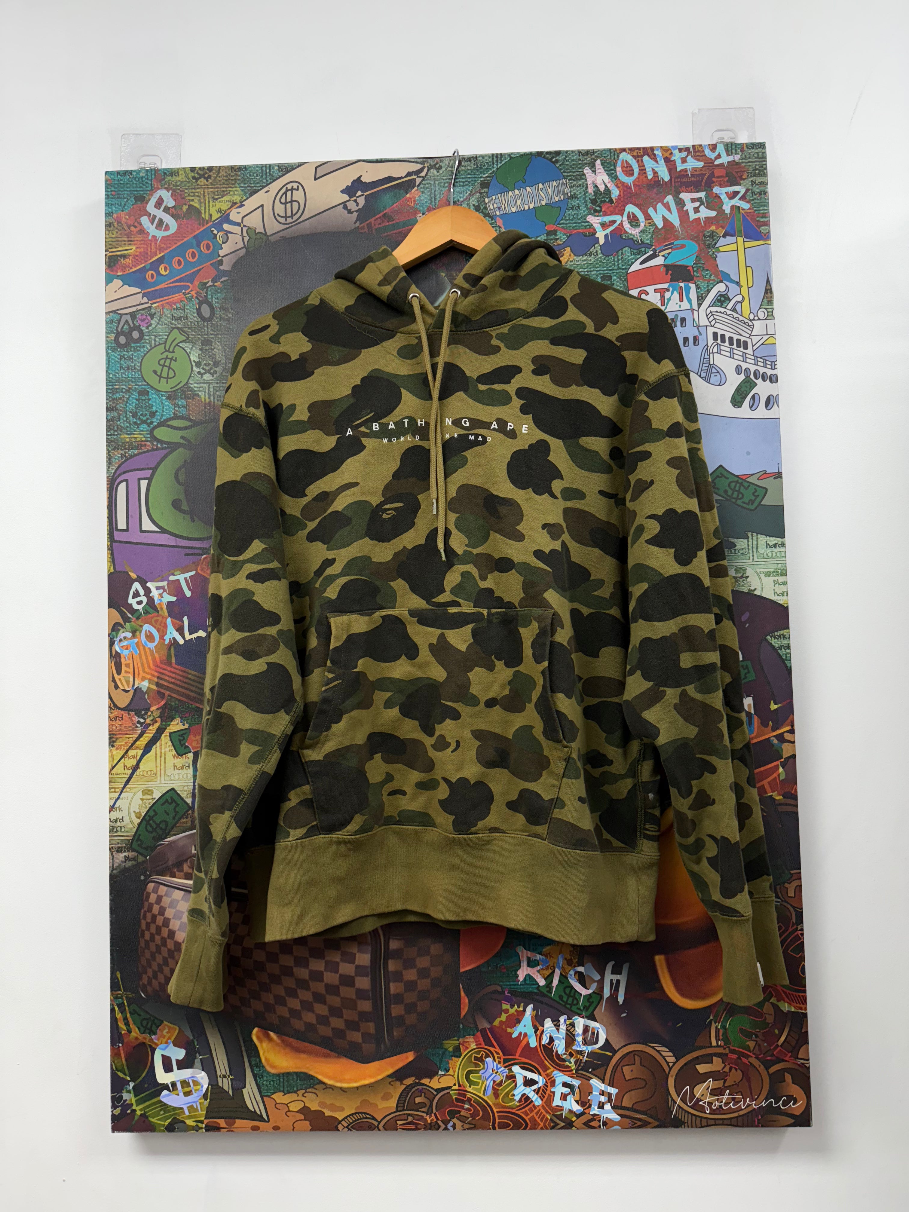 BAPE Camo Script Hoodie