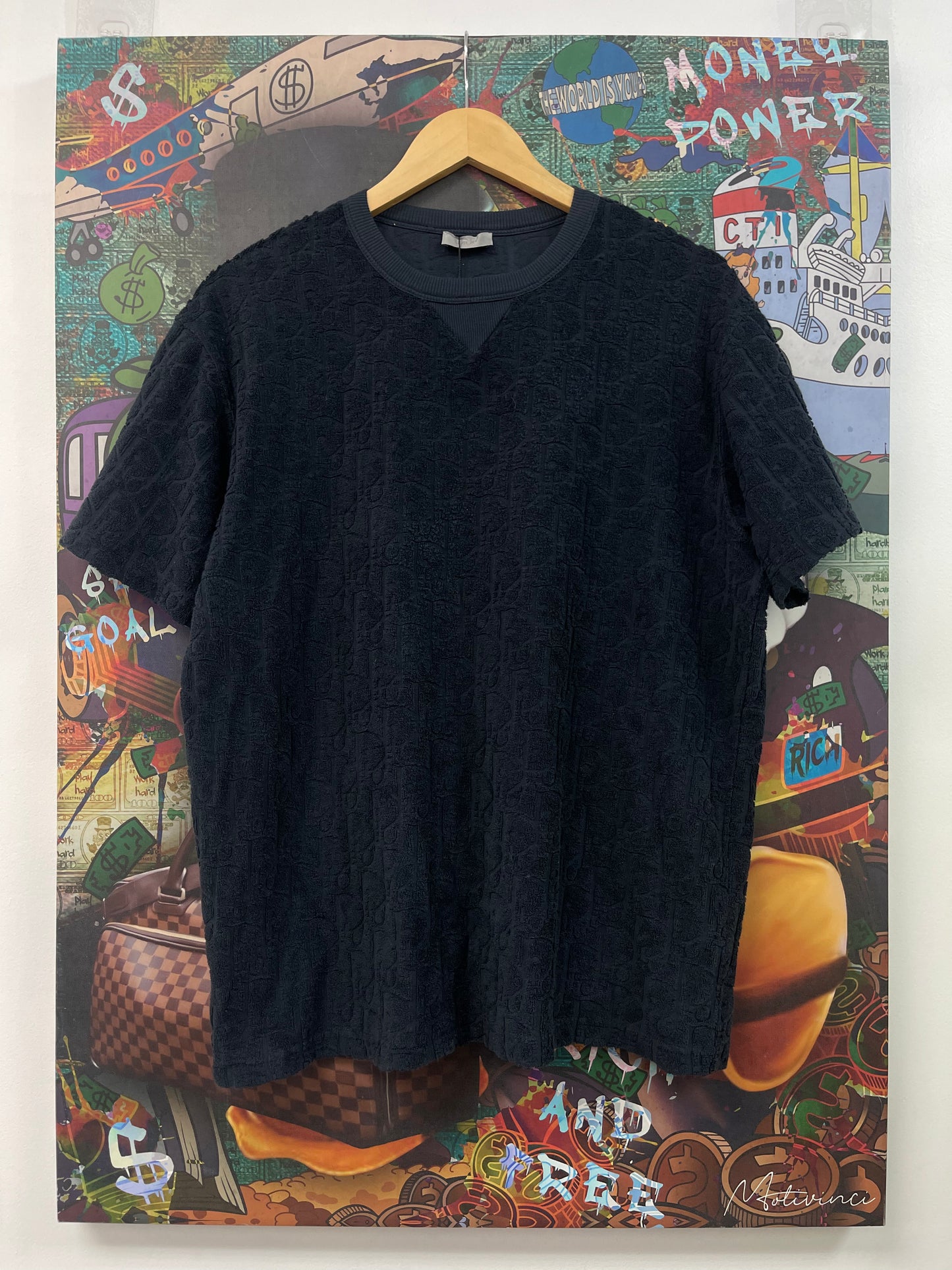 Dior Navy Towel Tee