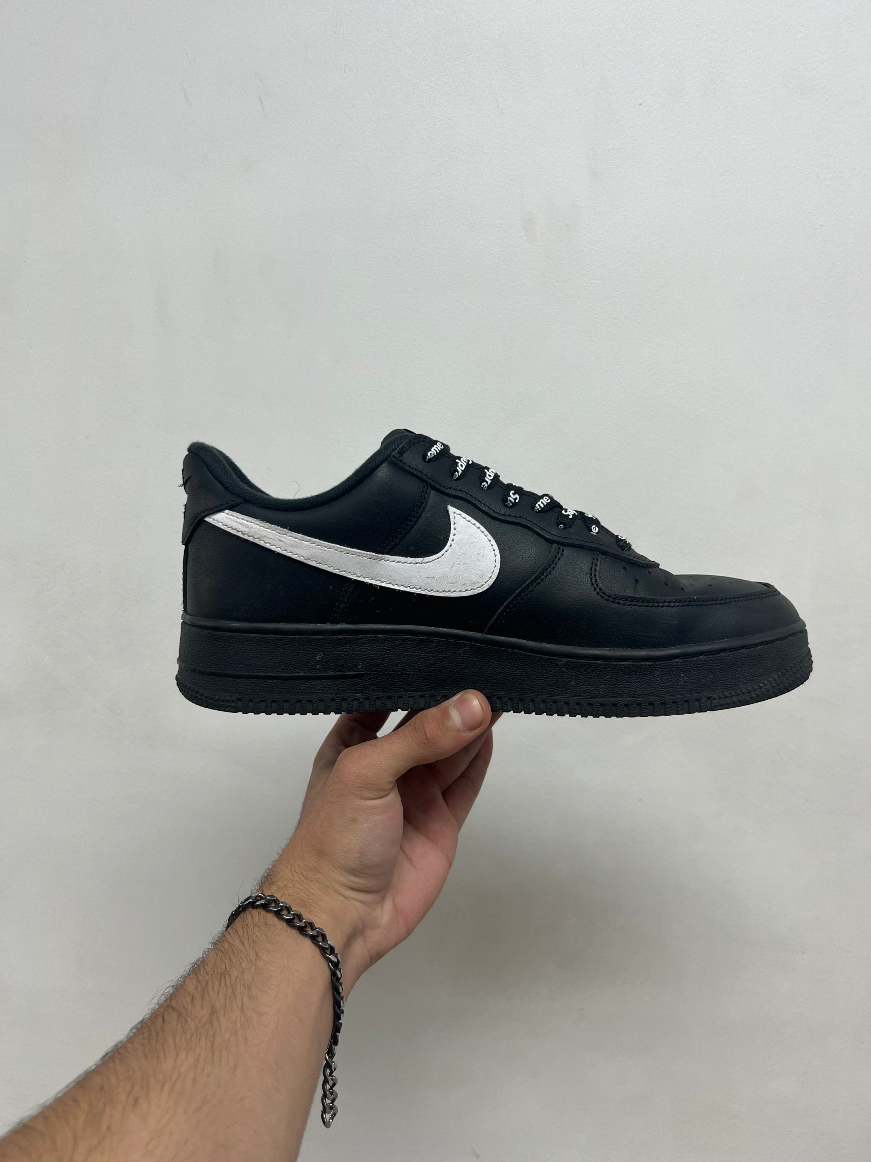 Nike Supreme AF1 Black White Sneakers