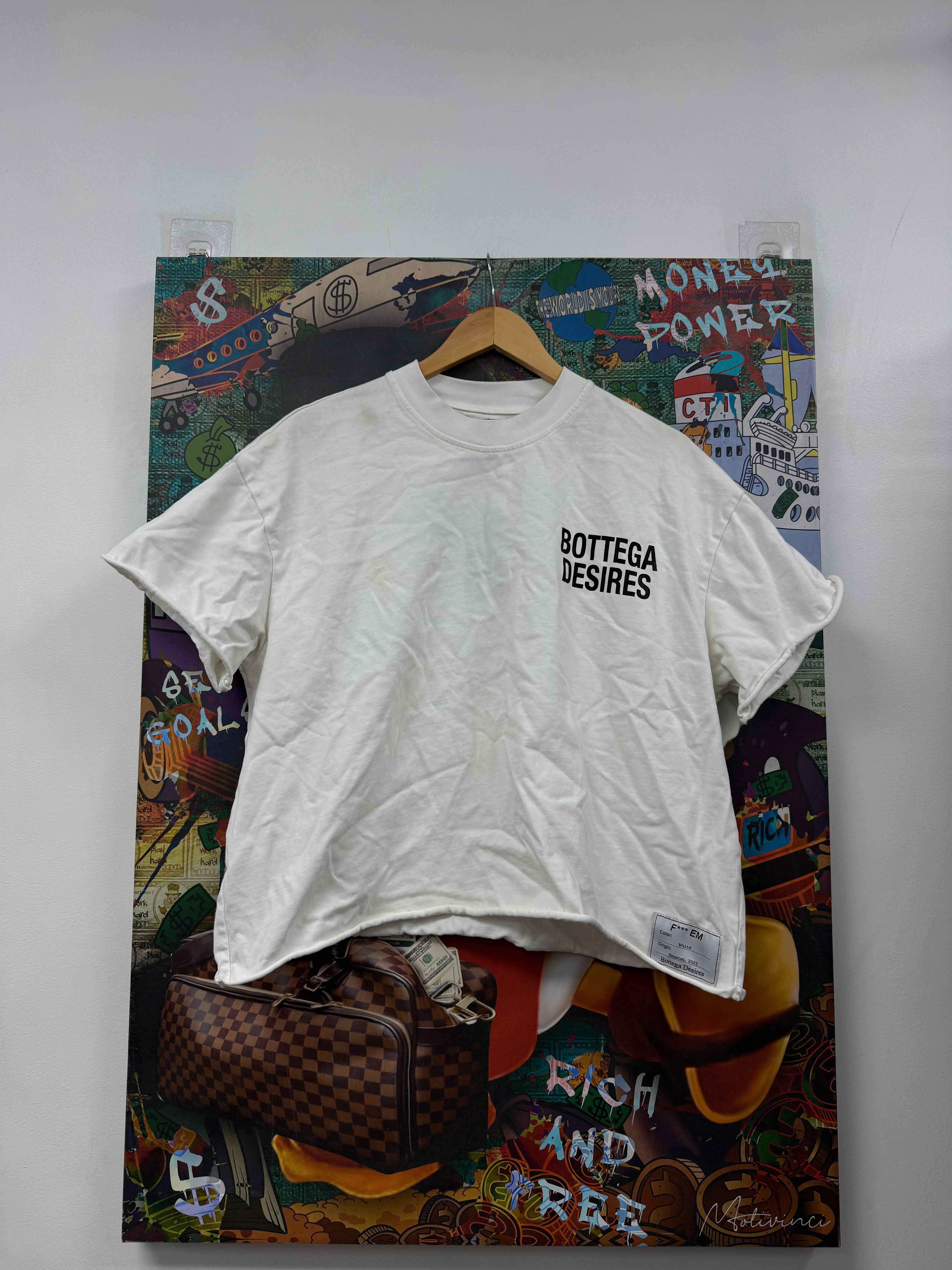 Bottega Desires White Fuck Em Tee