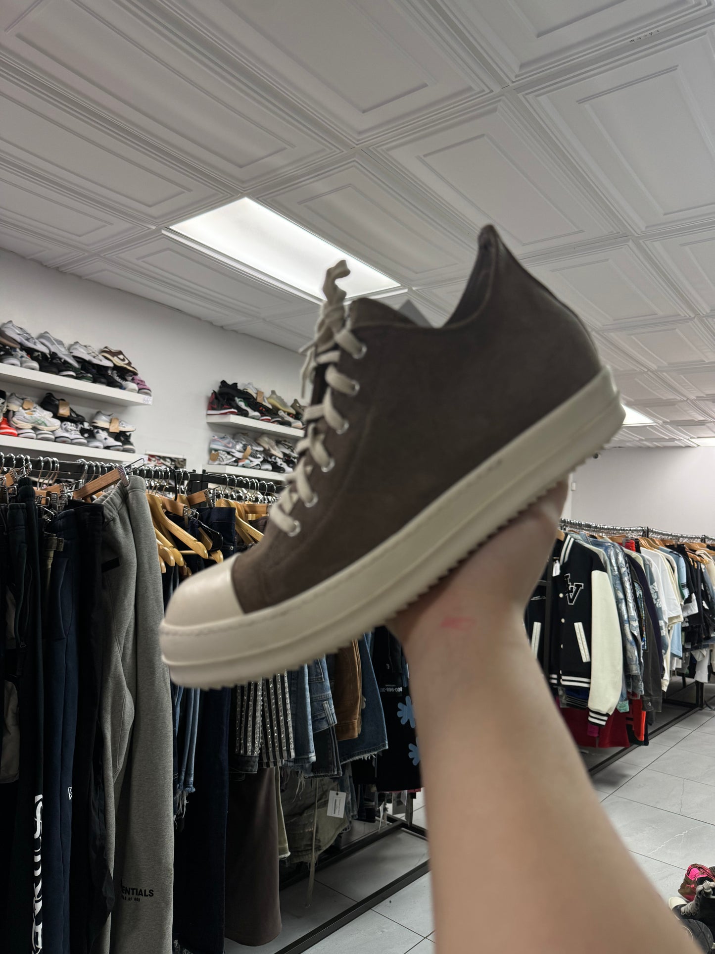 Rick Owens Low Ramone Brown Used 44 (US 11) With Box