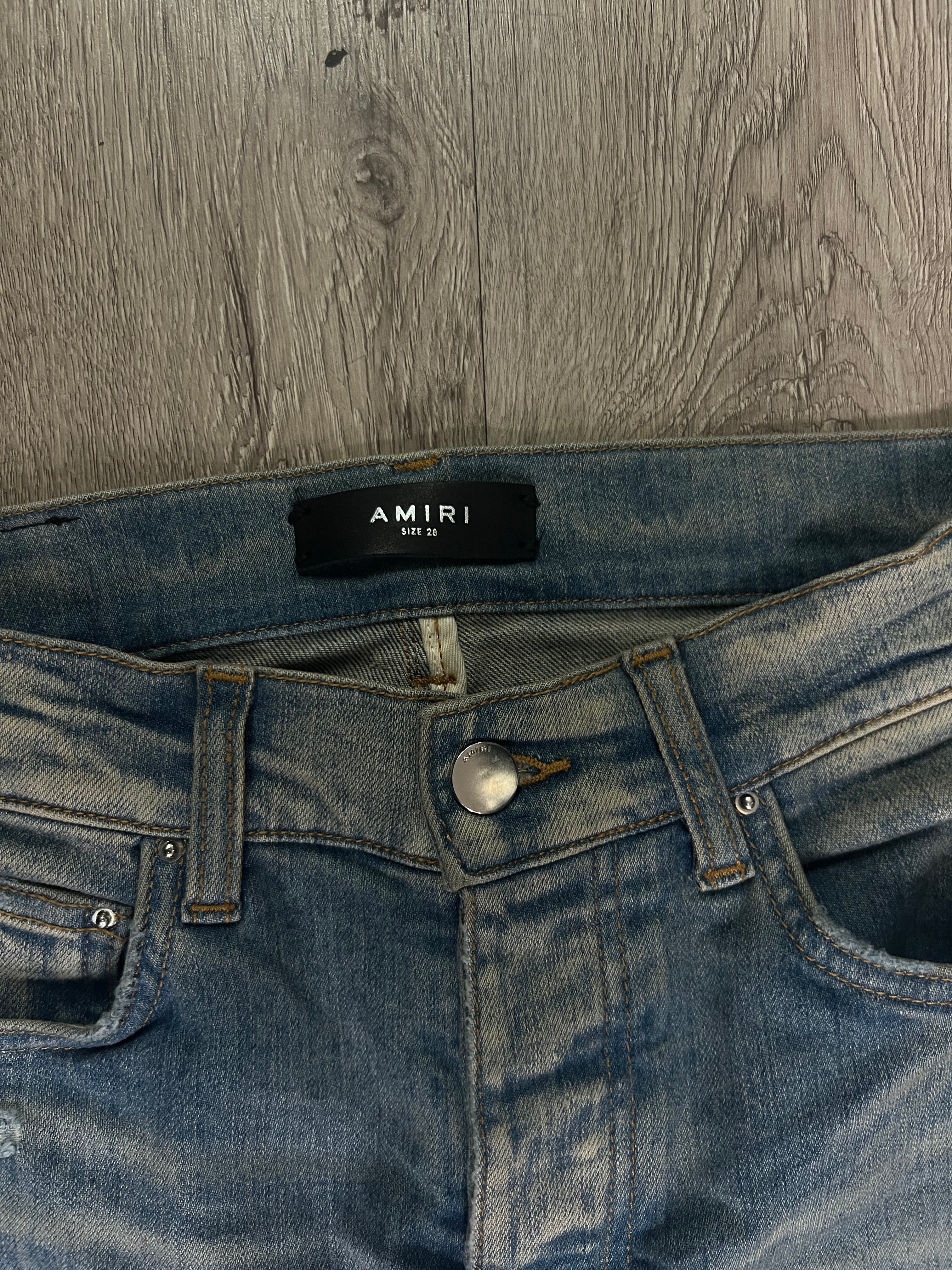 Amiri Light Wash Miami Bones Jeans