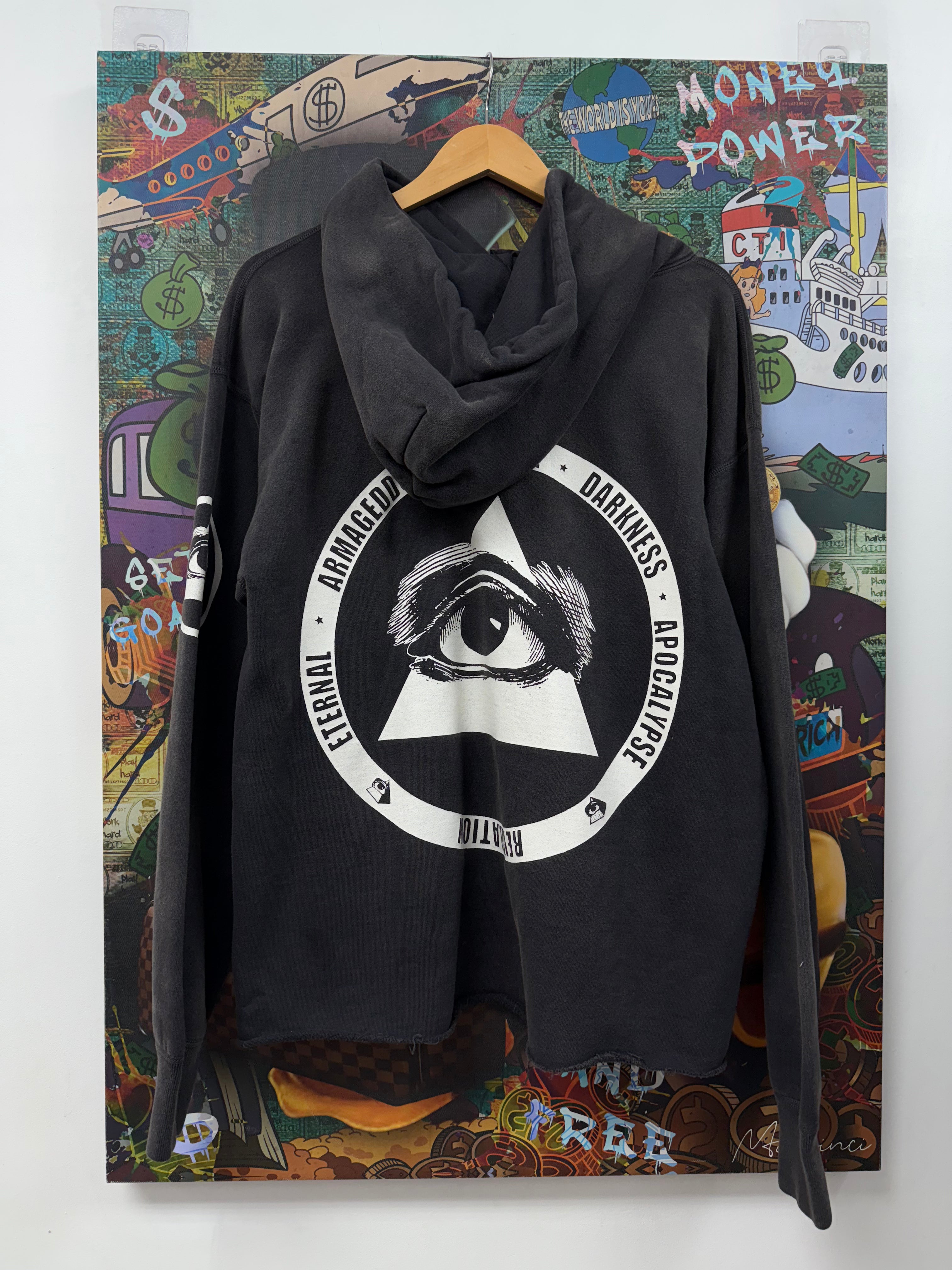 Saint Michael Grey Complicated Hoodie