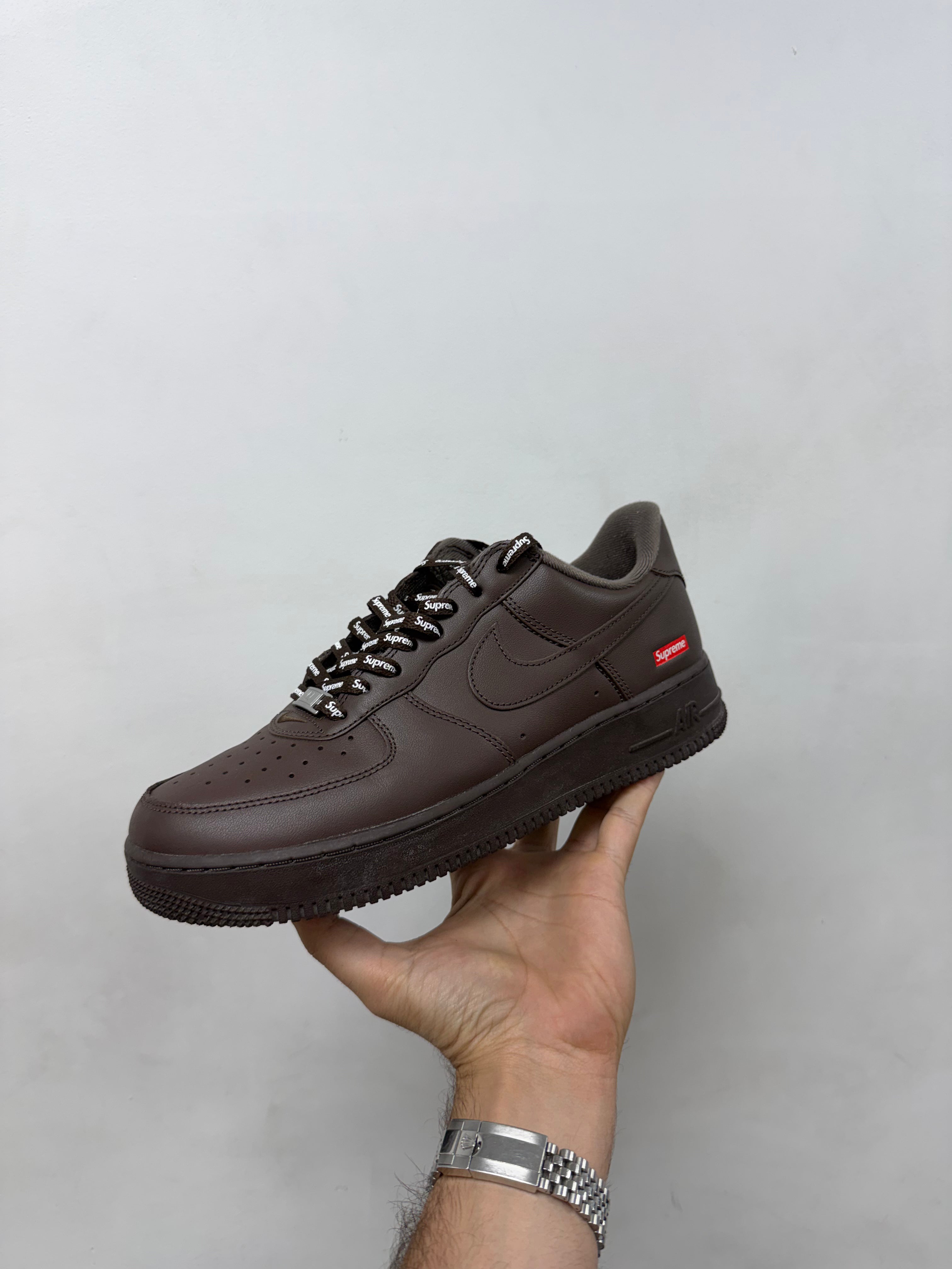 Nike Supreme AF1 Brown Sneakers