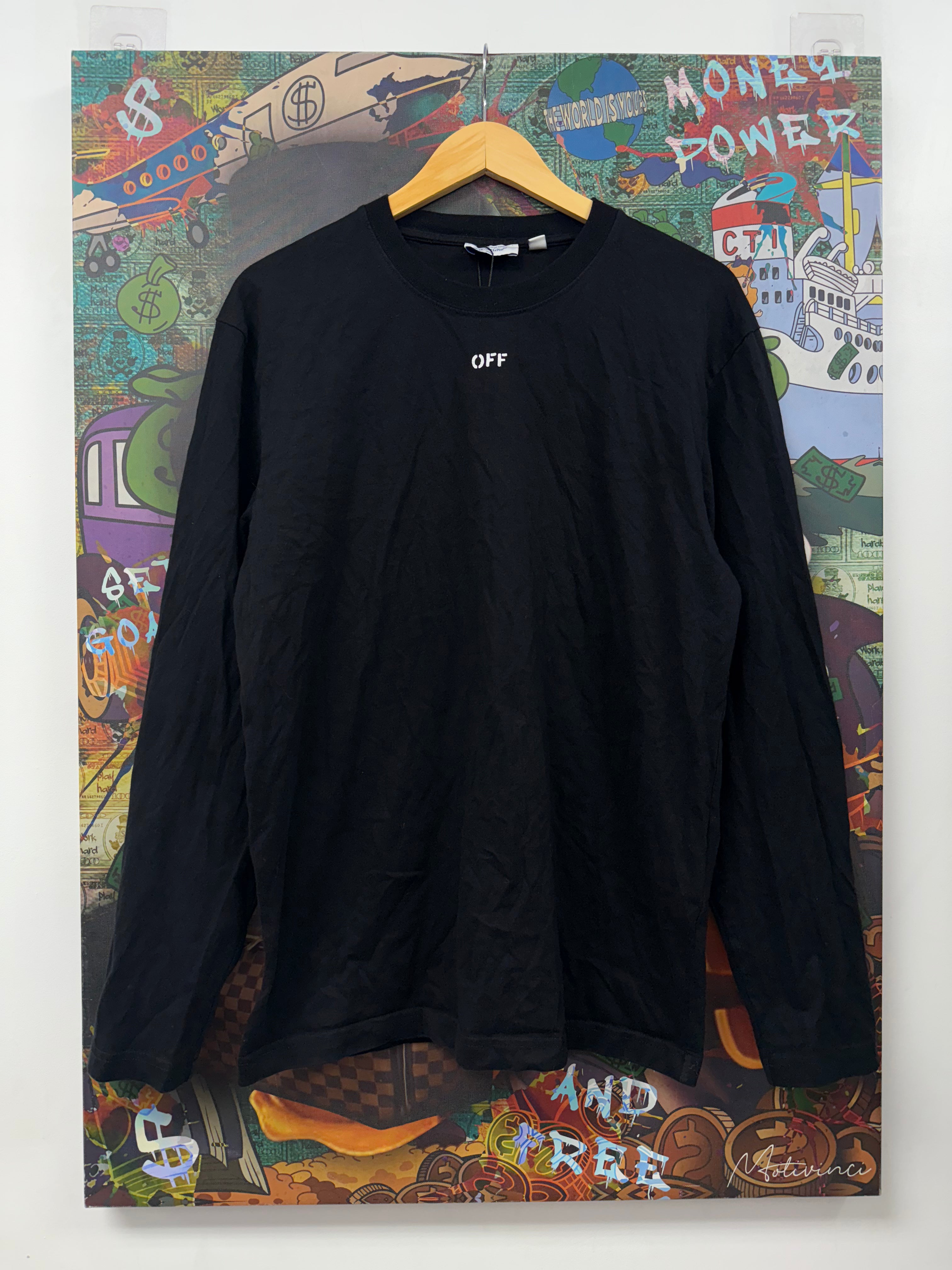 Off White Black White Arrows Long Sleeve