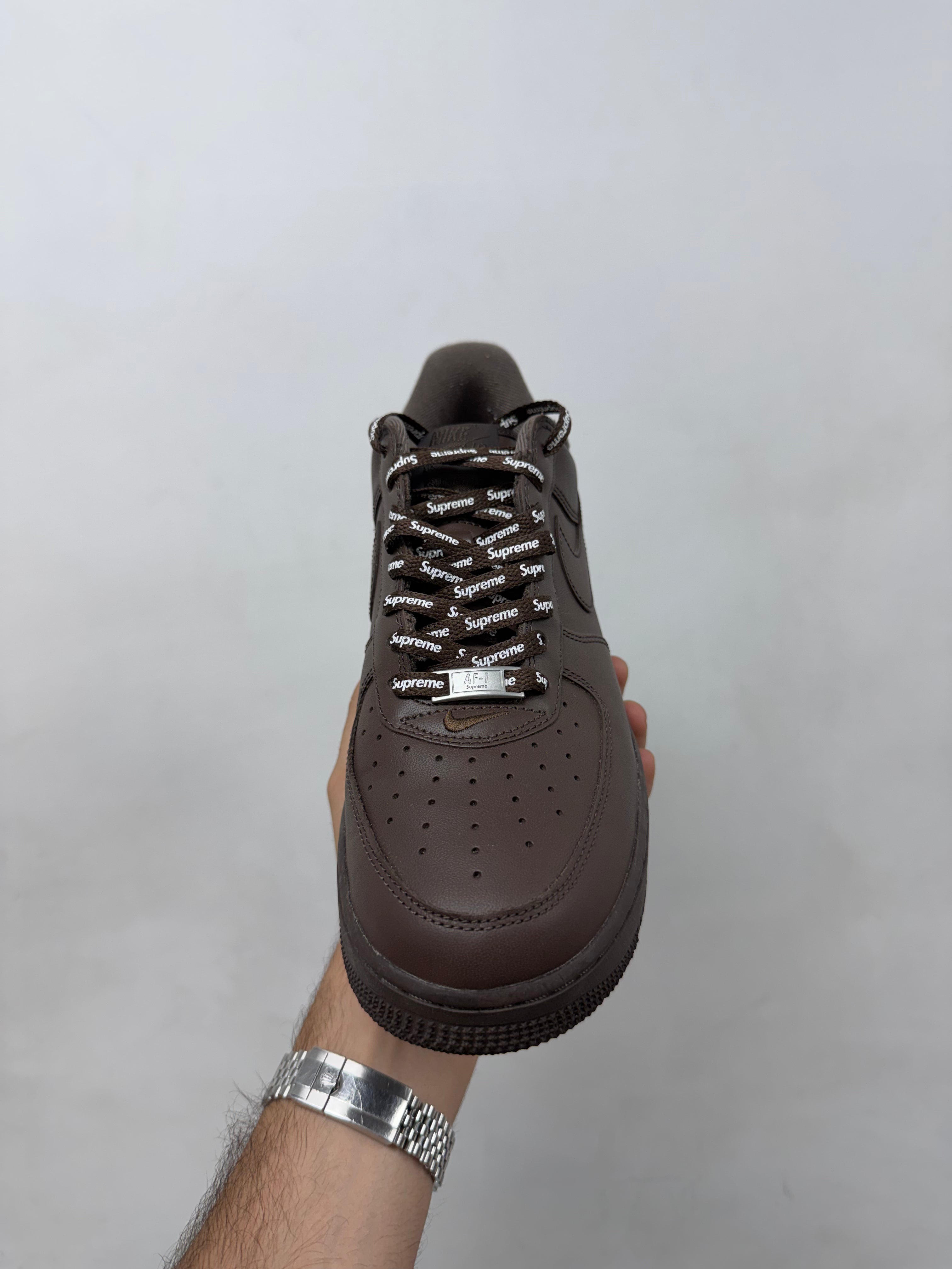 Nike Supreme AF1 Brown Sneakers