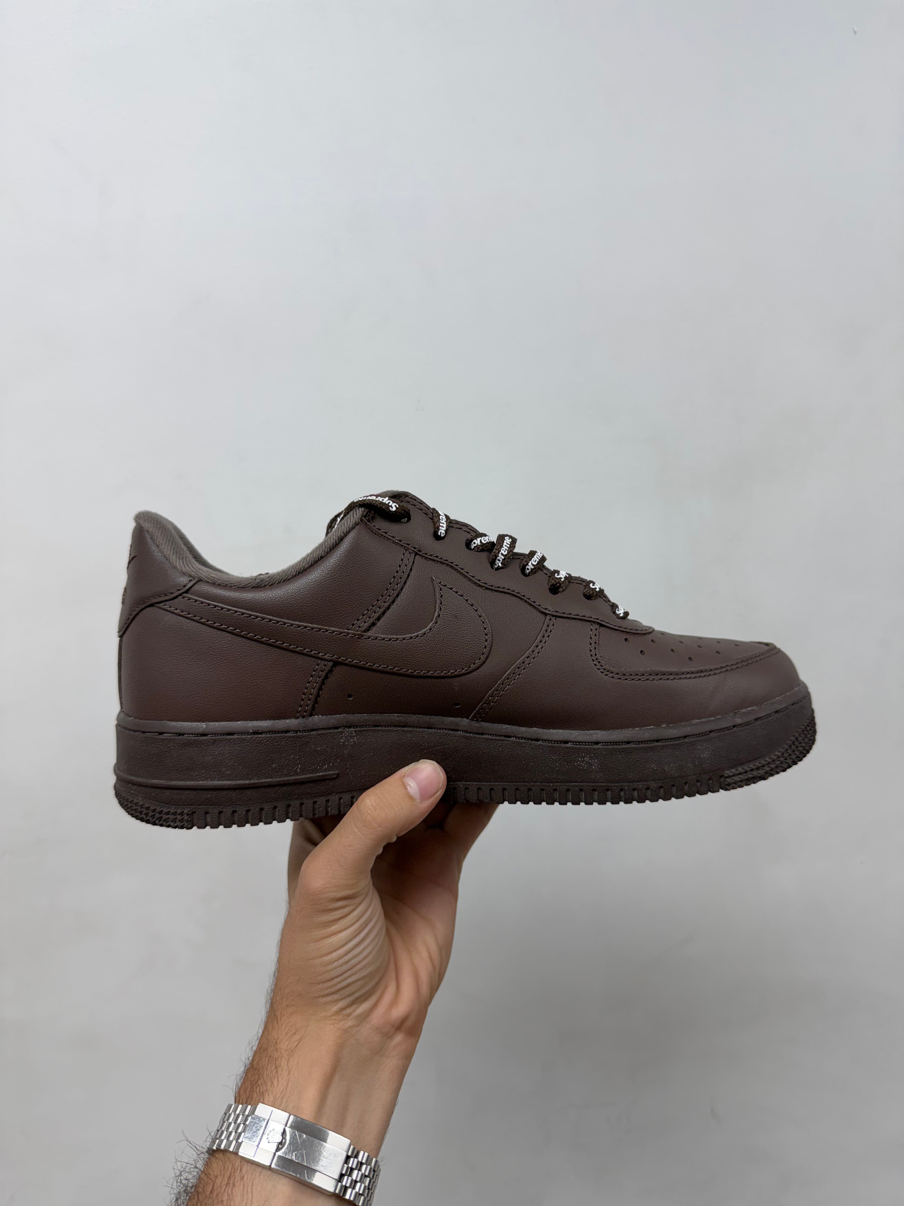 Nike Supreme AF1 Brown Sneakers