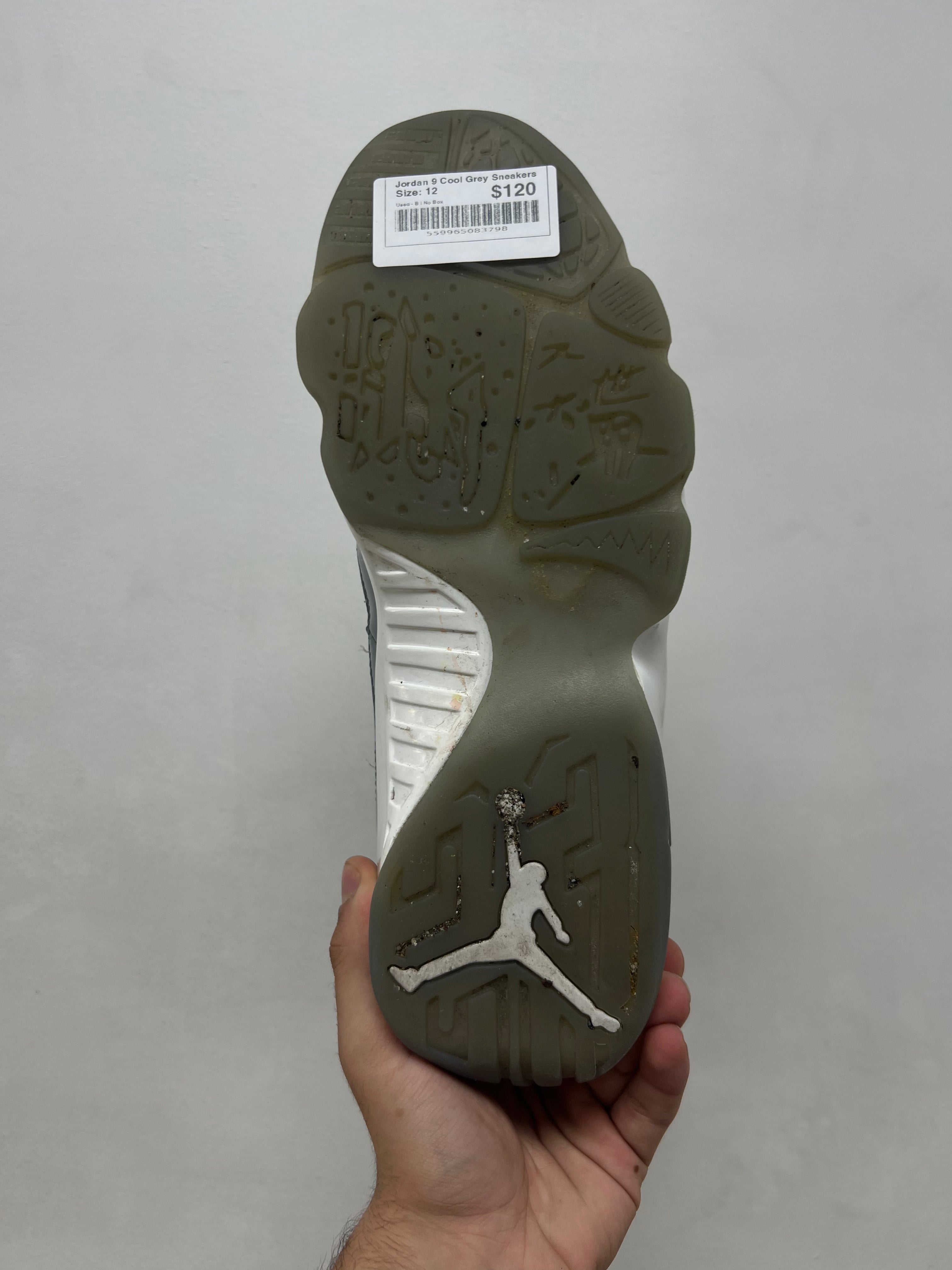 Jordan 9 Cool Grey Sneakers