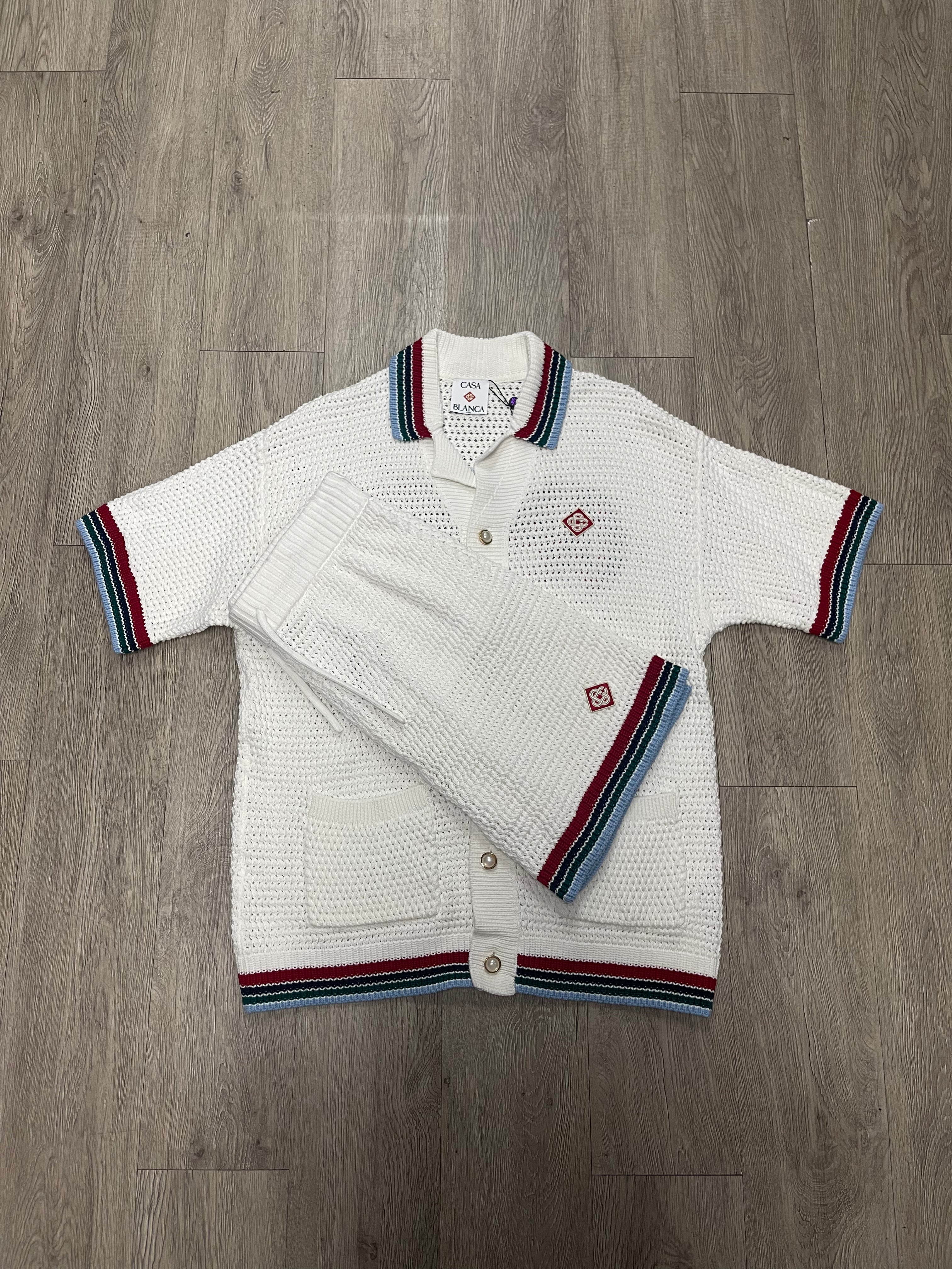 Casablanca Logo Knit Crochet Set