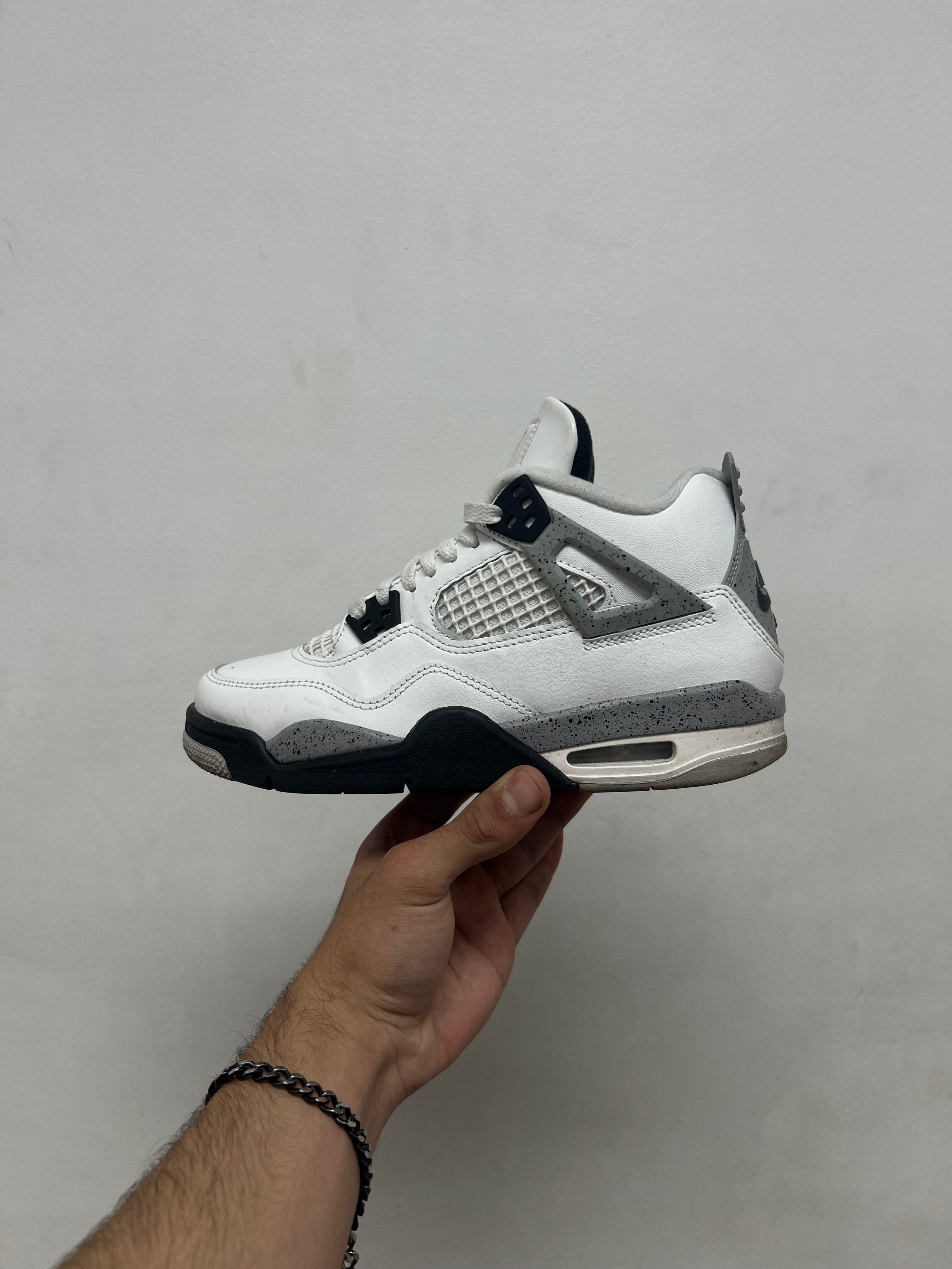 Jordan 4 White Cement Sneakers