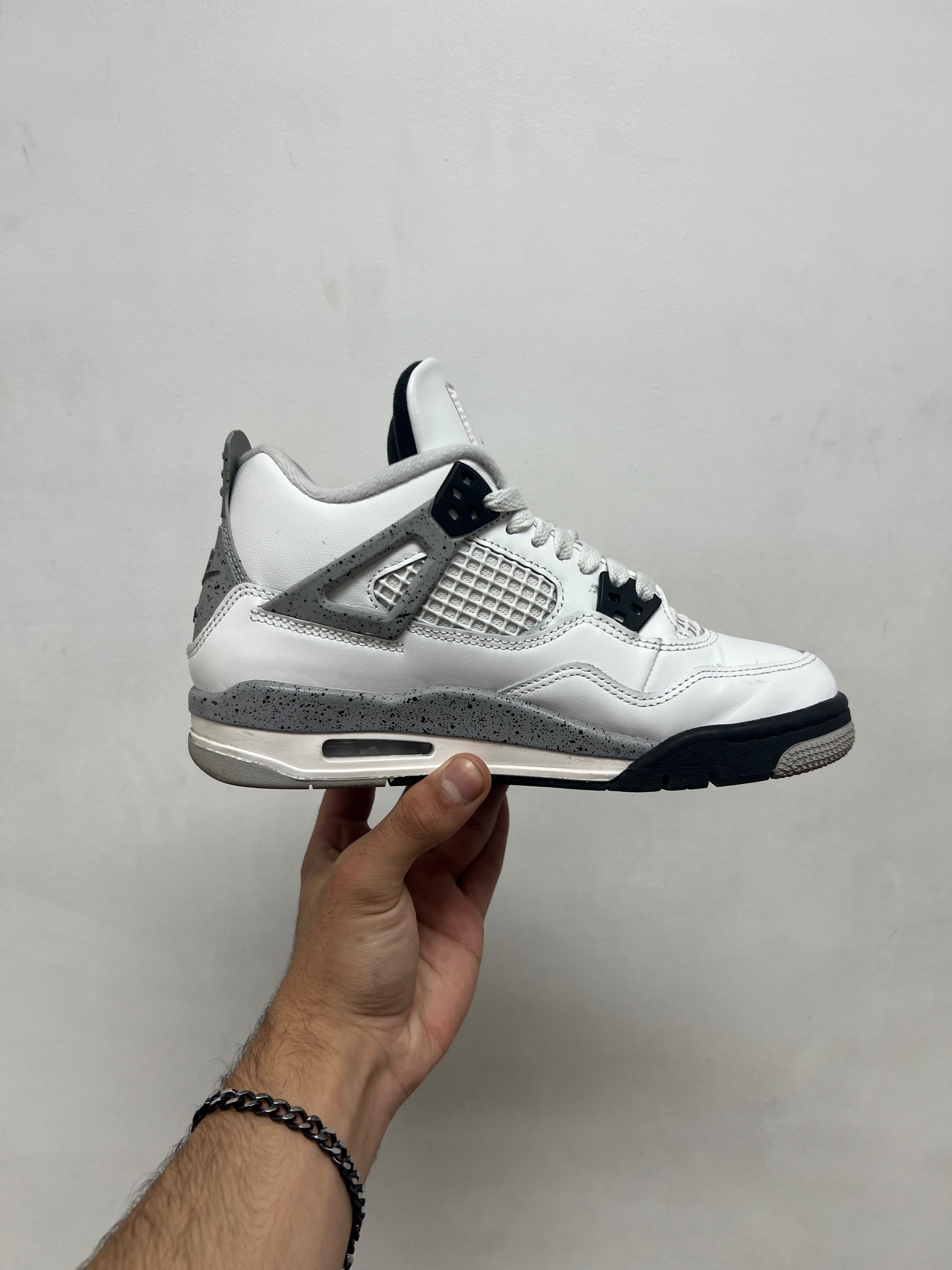 Jordan 4 White Cement Sneakers