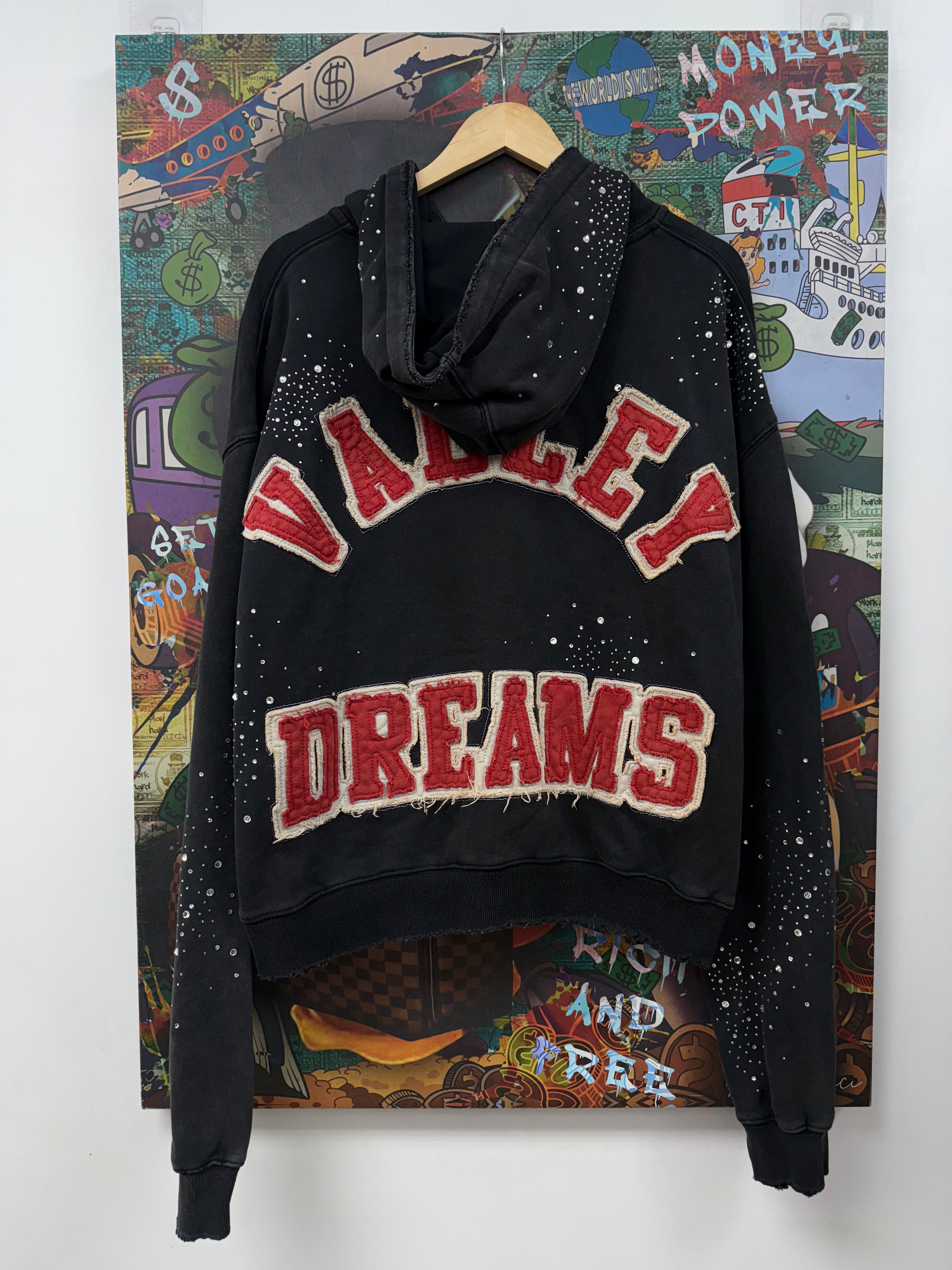 Vale Black Classico Zip Up Hoodie