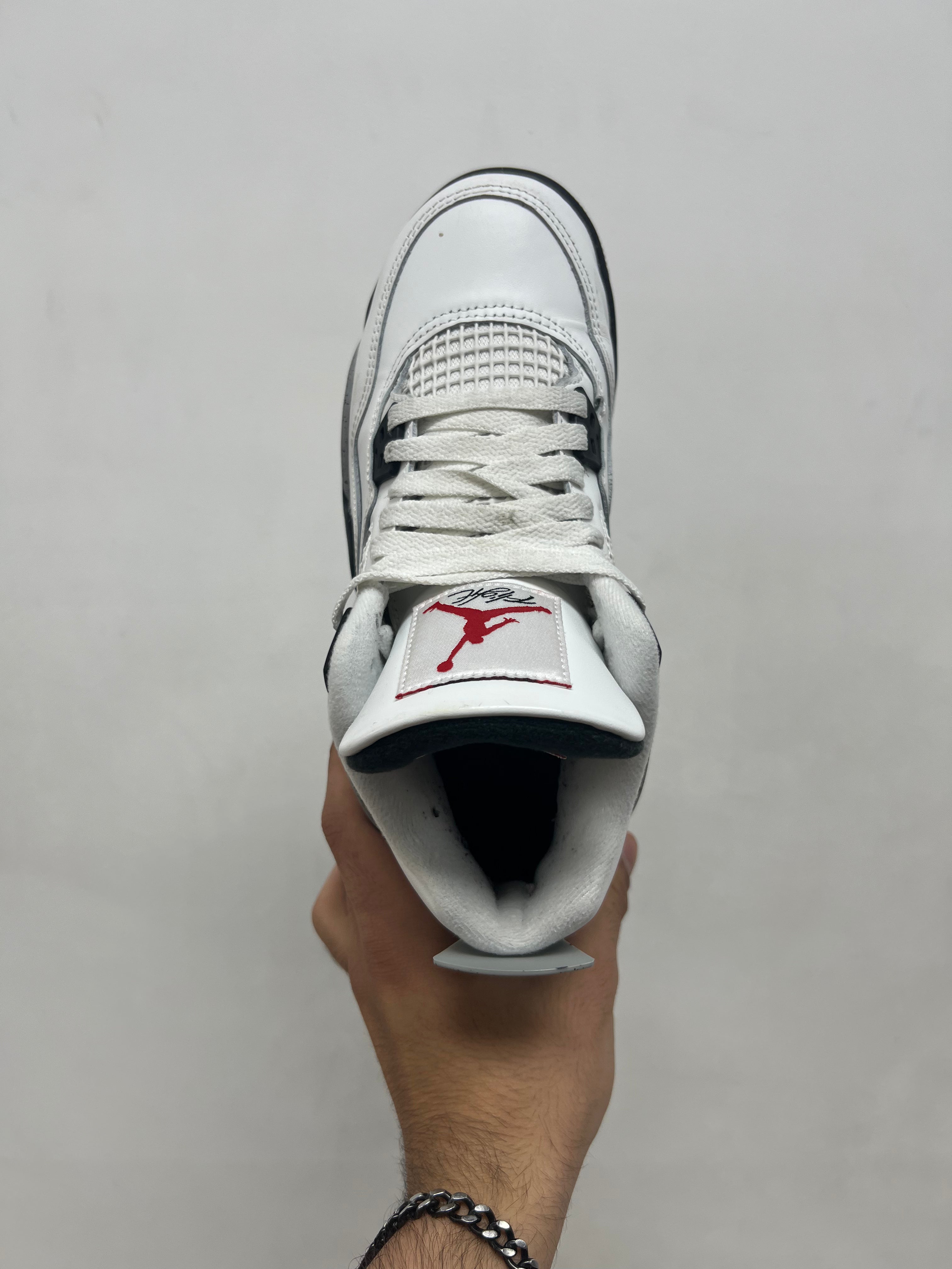 Jordan 4 White Cement Sneakers