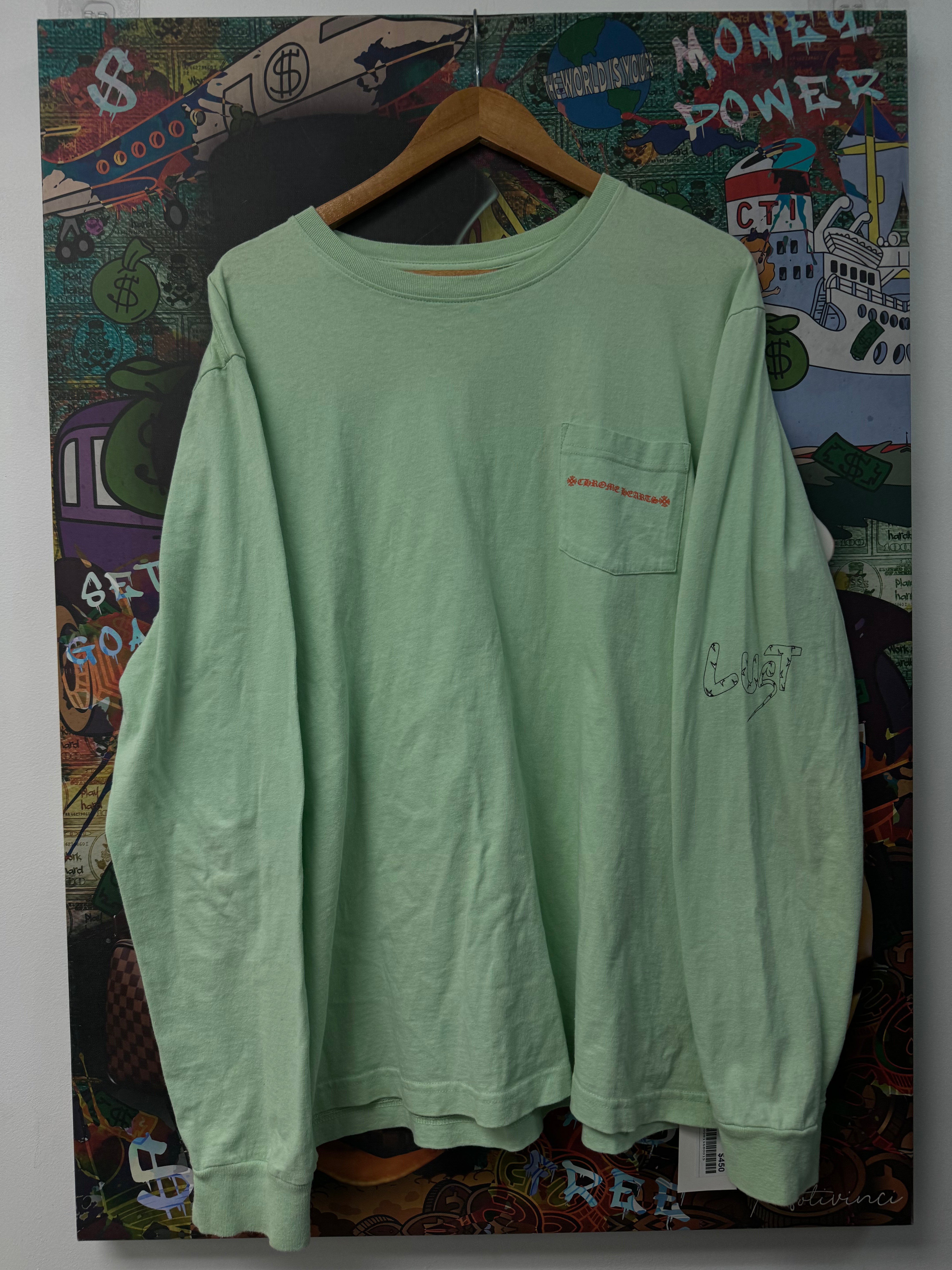 Chrome Hearts Matty Boy Lust Mint Long Sleeve