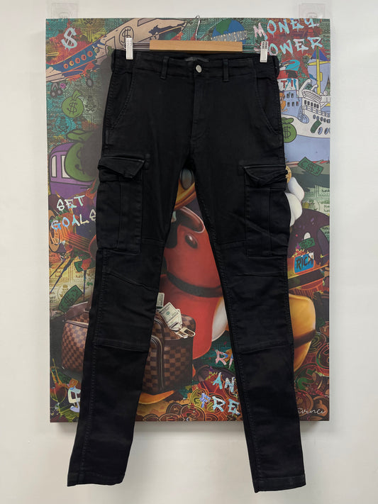 Amiri Black Denim Cargo Pants