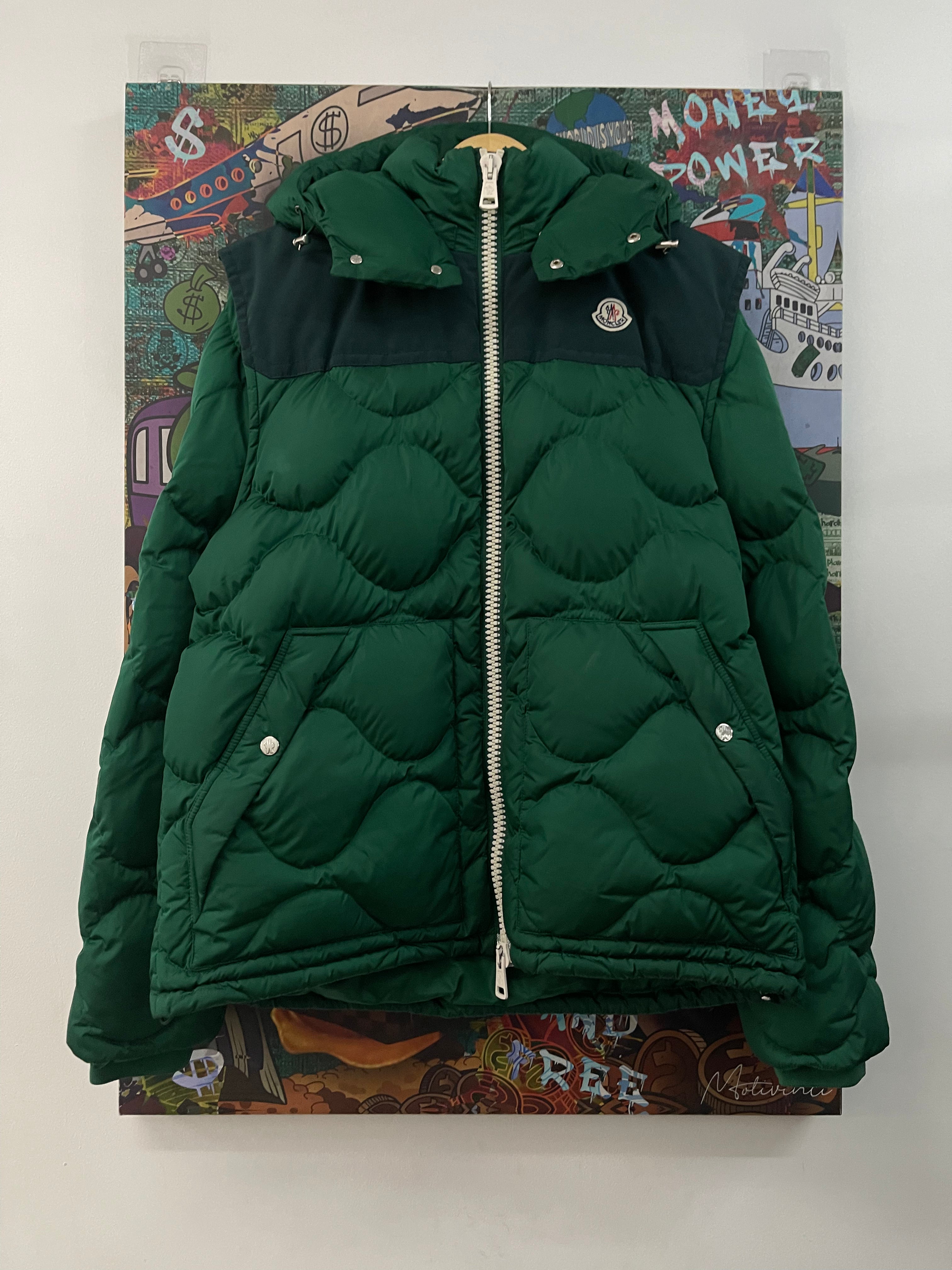 Moncler Arles Hooded Diamond Quilt Convertible (6) Puffer Jacket