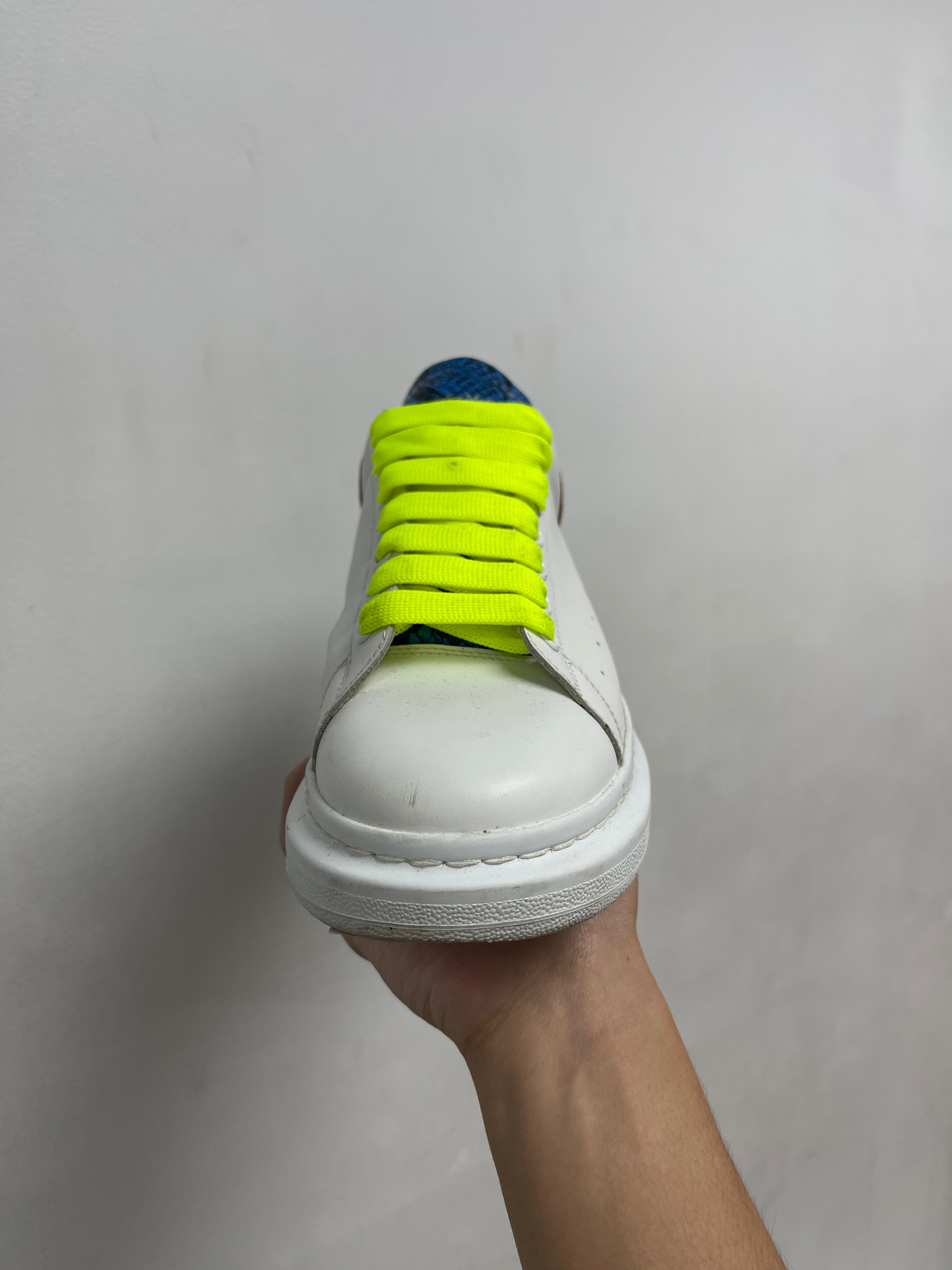 Alexander McQueen White Multi Oversized Sneakers