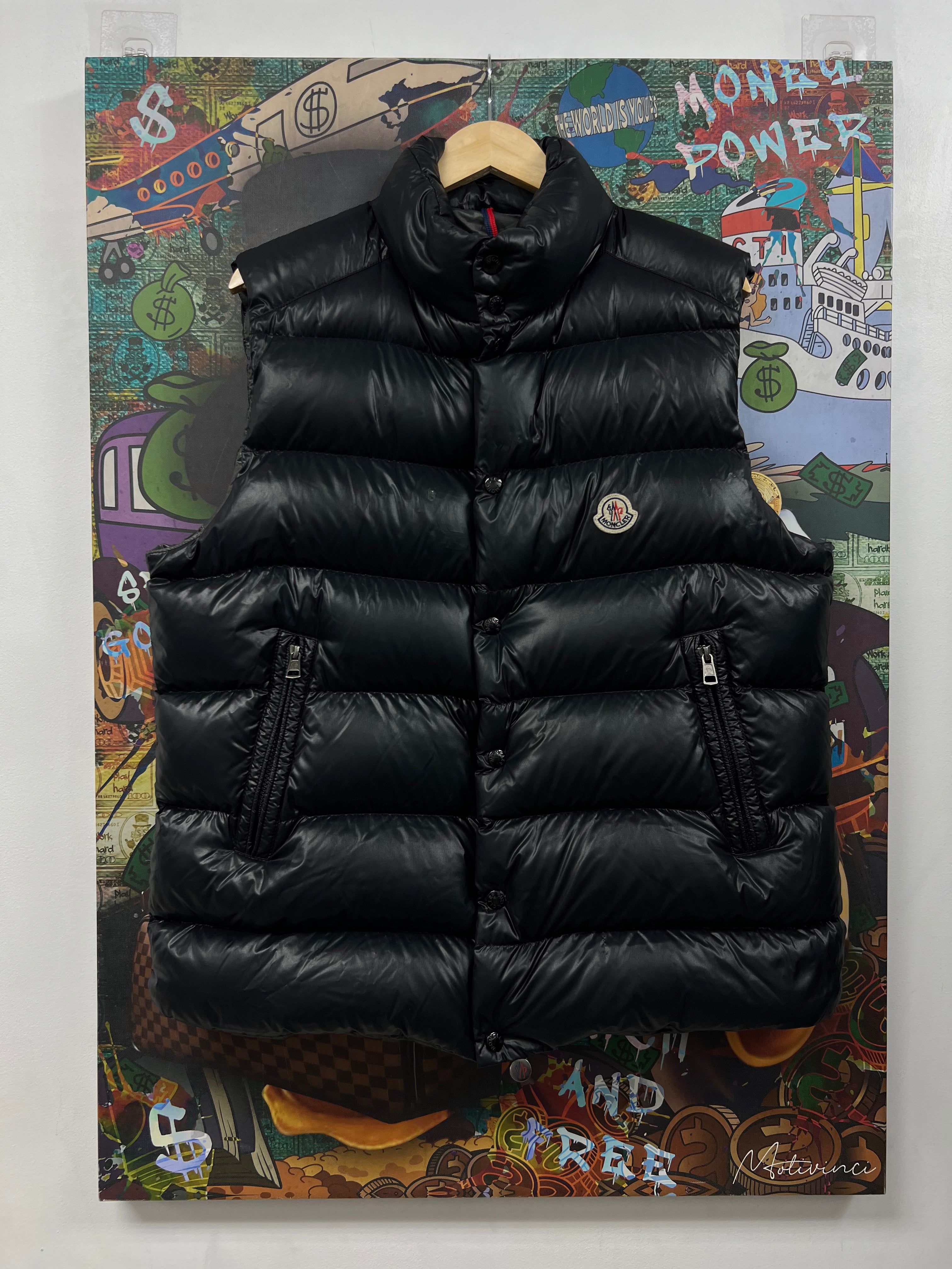 Moncler Black Tibb Gilet (Flawed) Puffer Vest