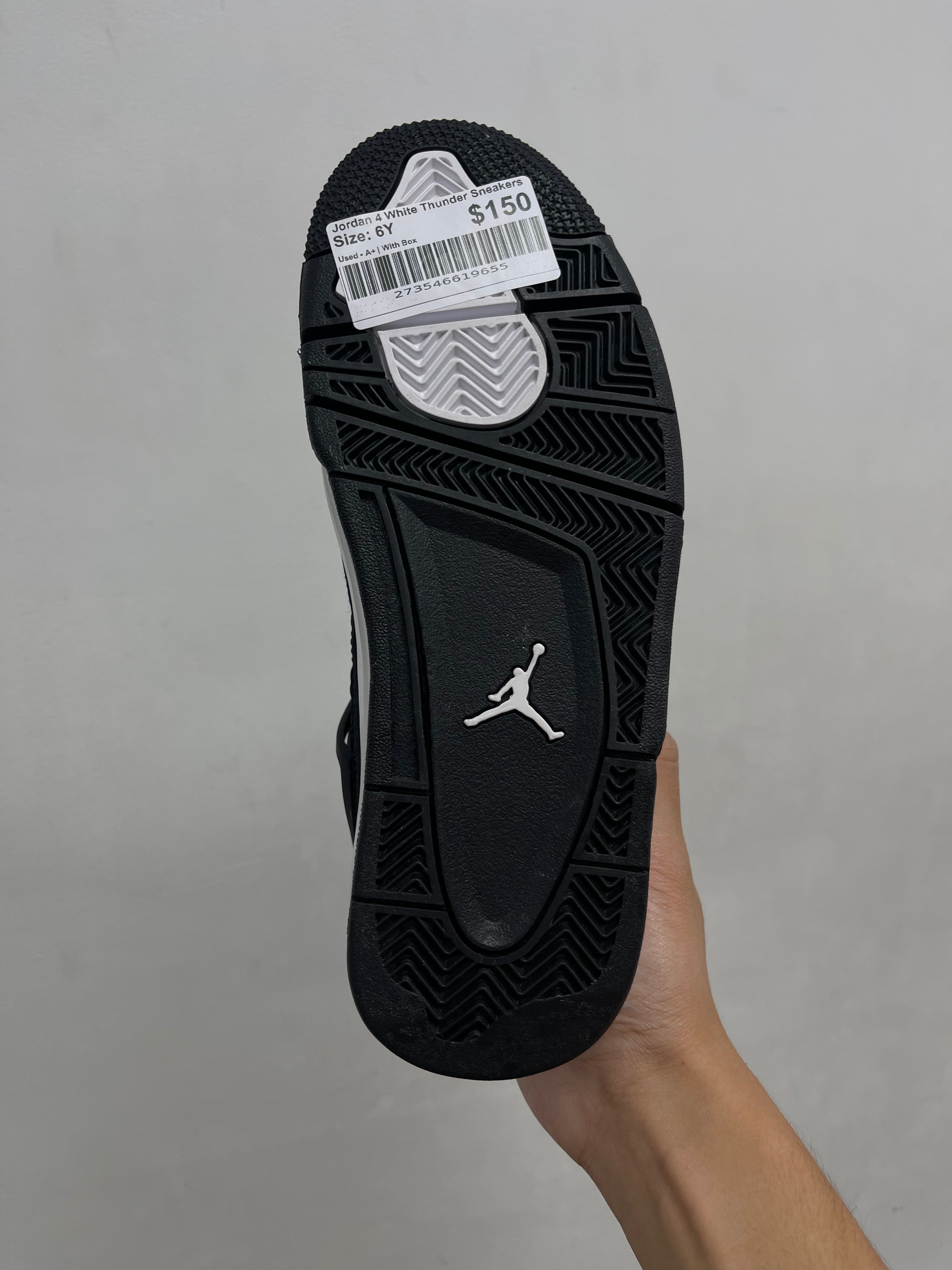 Jordan 4 White Thunder Sneakers