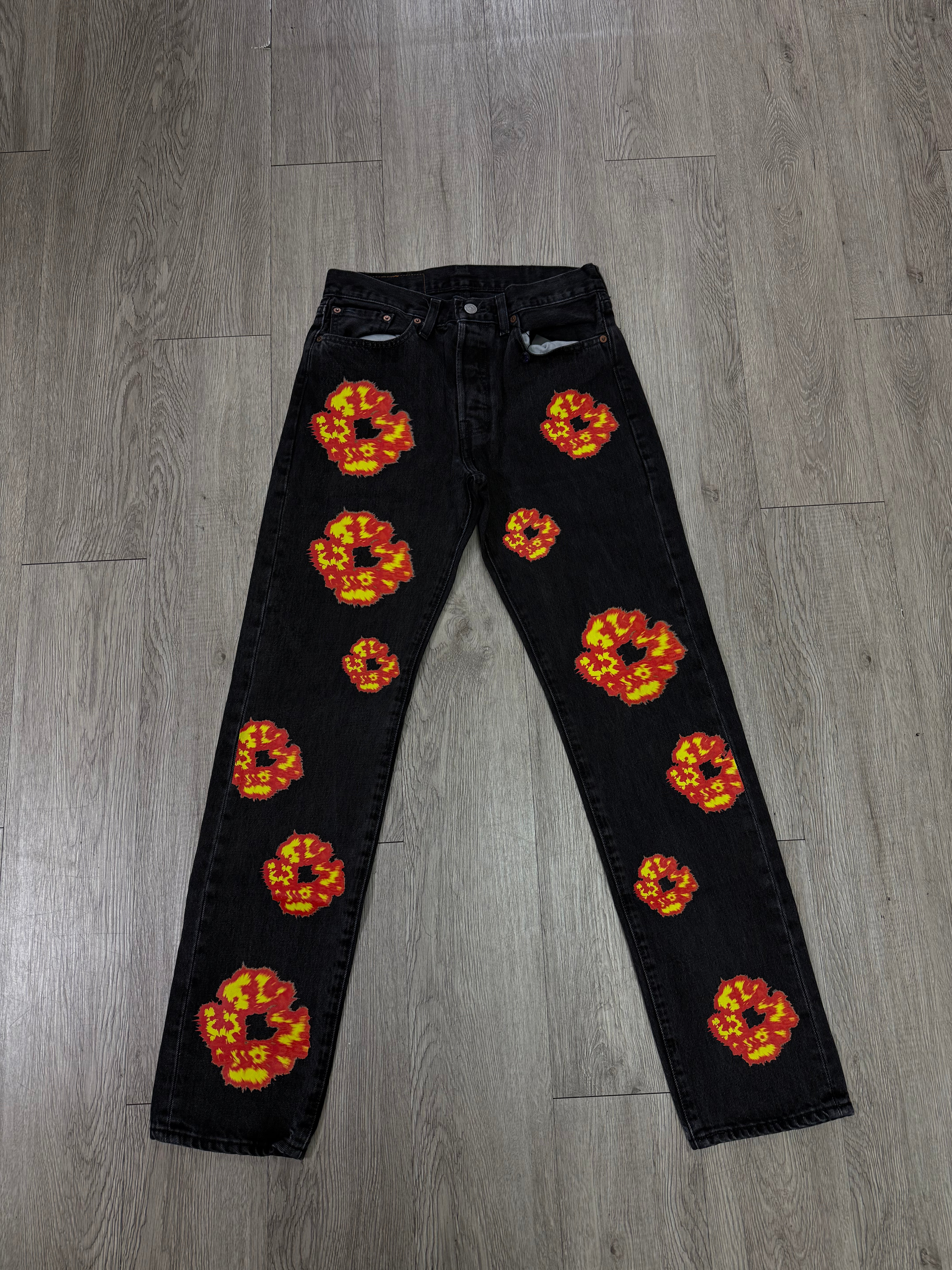 Denim Tears x Offset Cotton Wreath Jeans