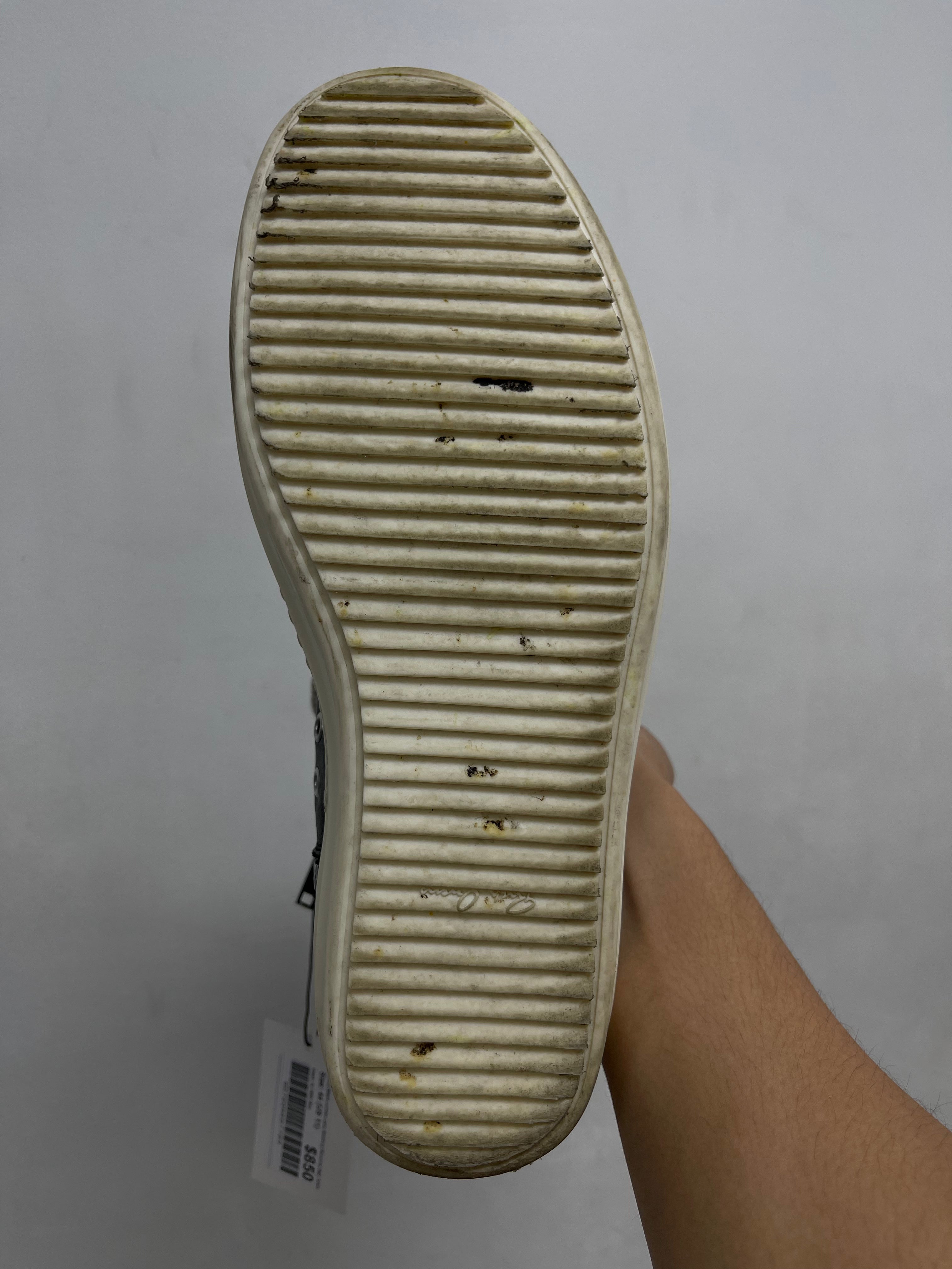 Rick Owens Black Jumbo Lace Mainline Ramone High Sneakers