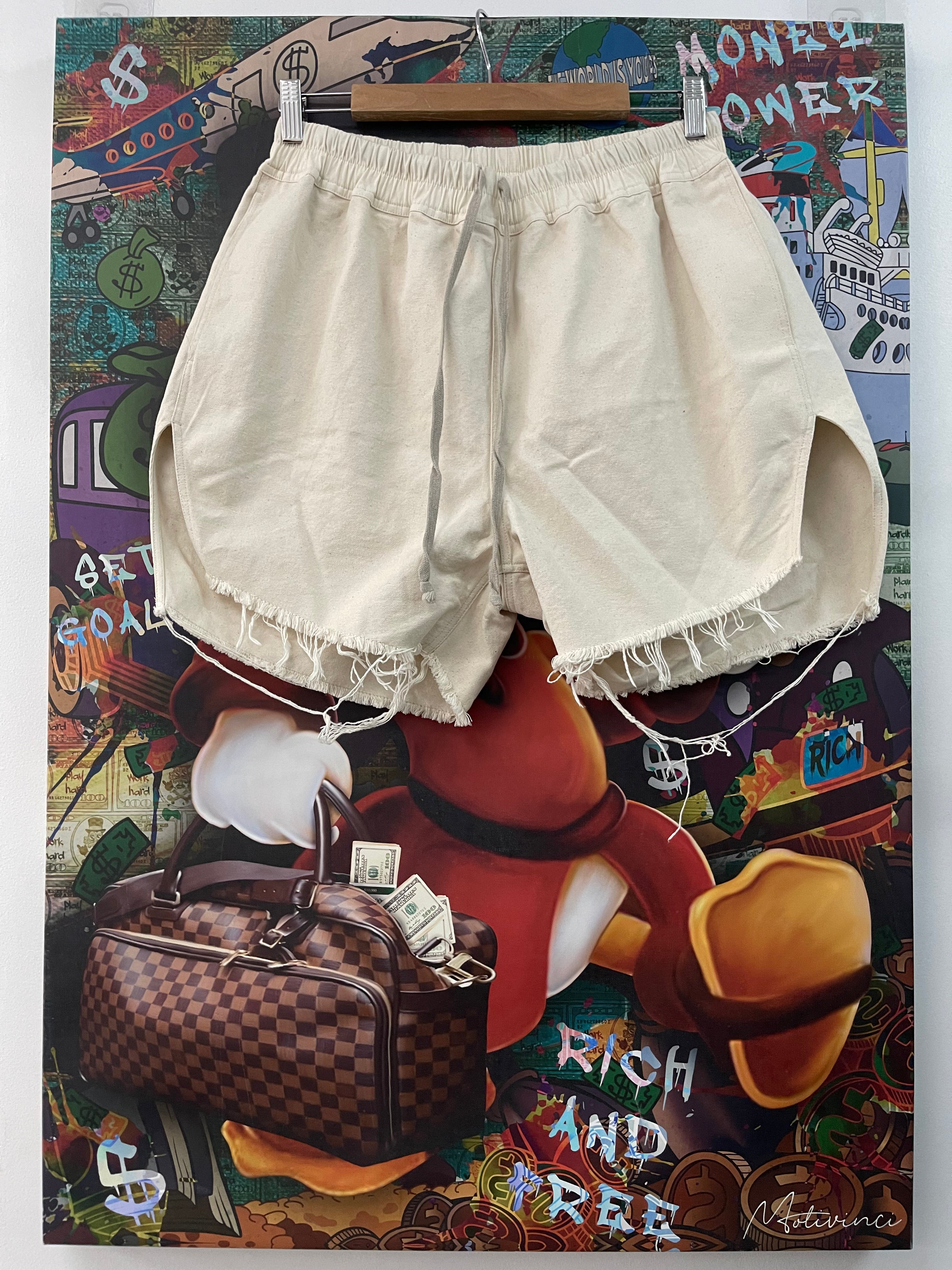 Rick Owens Beige Hollywood Boxer (50) Shorts