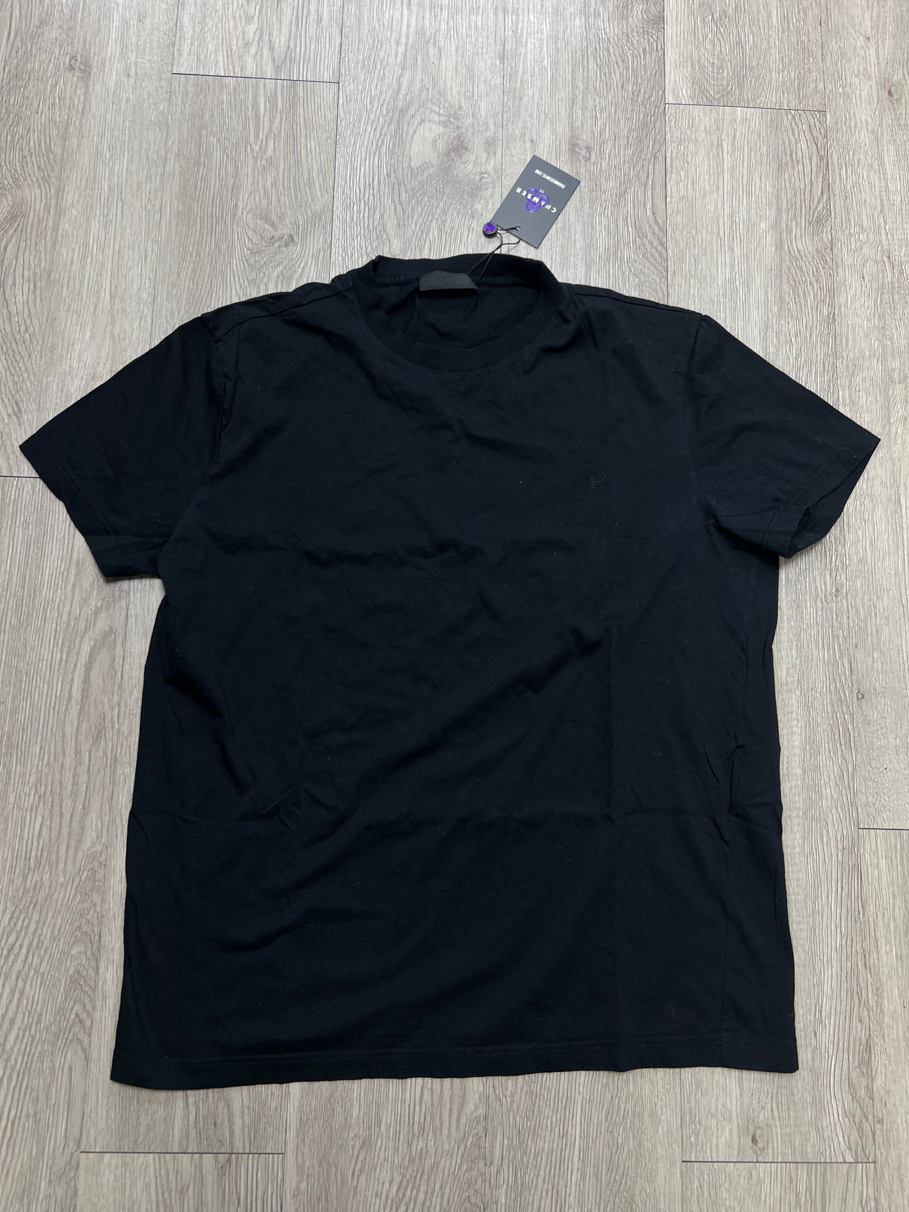 Prada Black Tonal Logo Tee