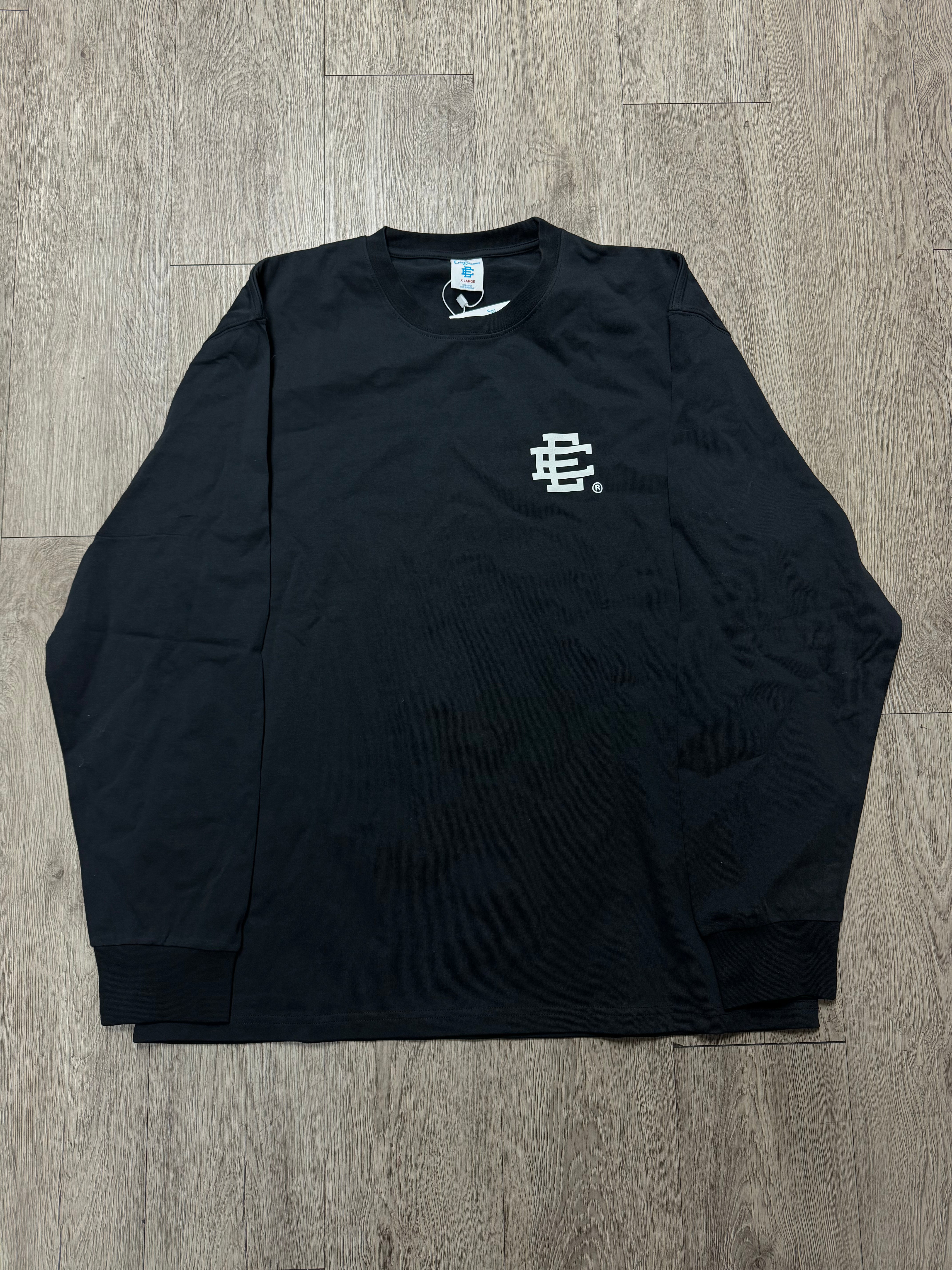 Eric Emanuel Black White Logo Long Sleeve