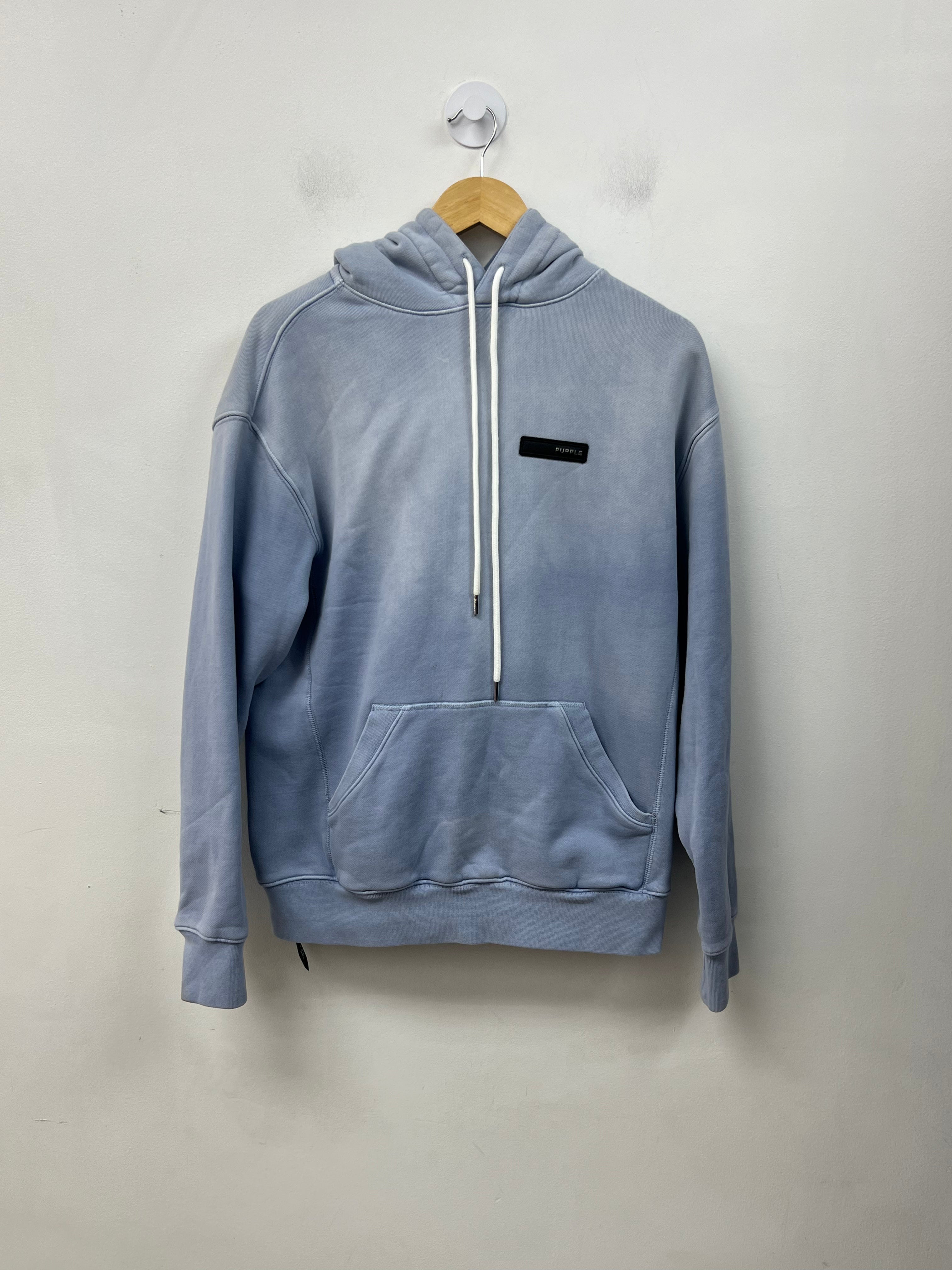 Purple Brand Blue Metal Plate Hoodie