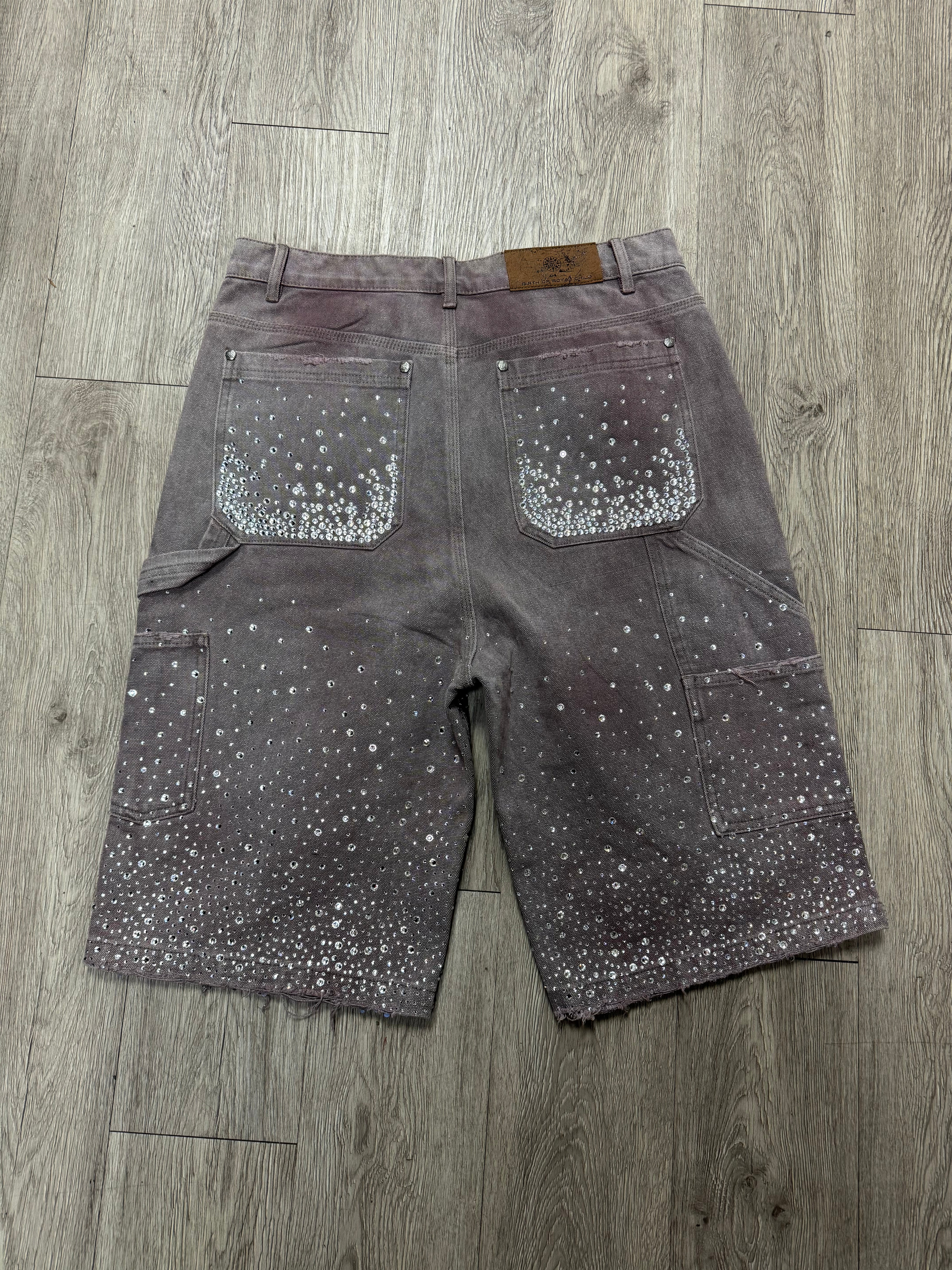 Birth Of A Royal Child Brown Jean Shorts