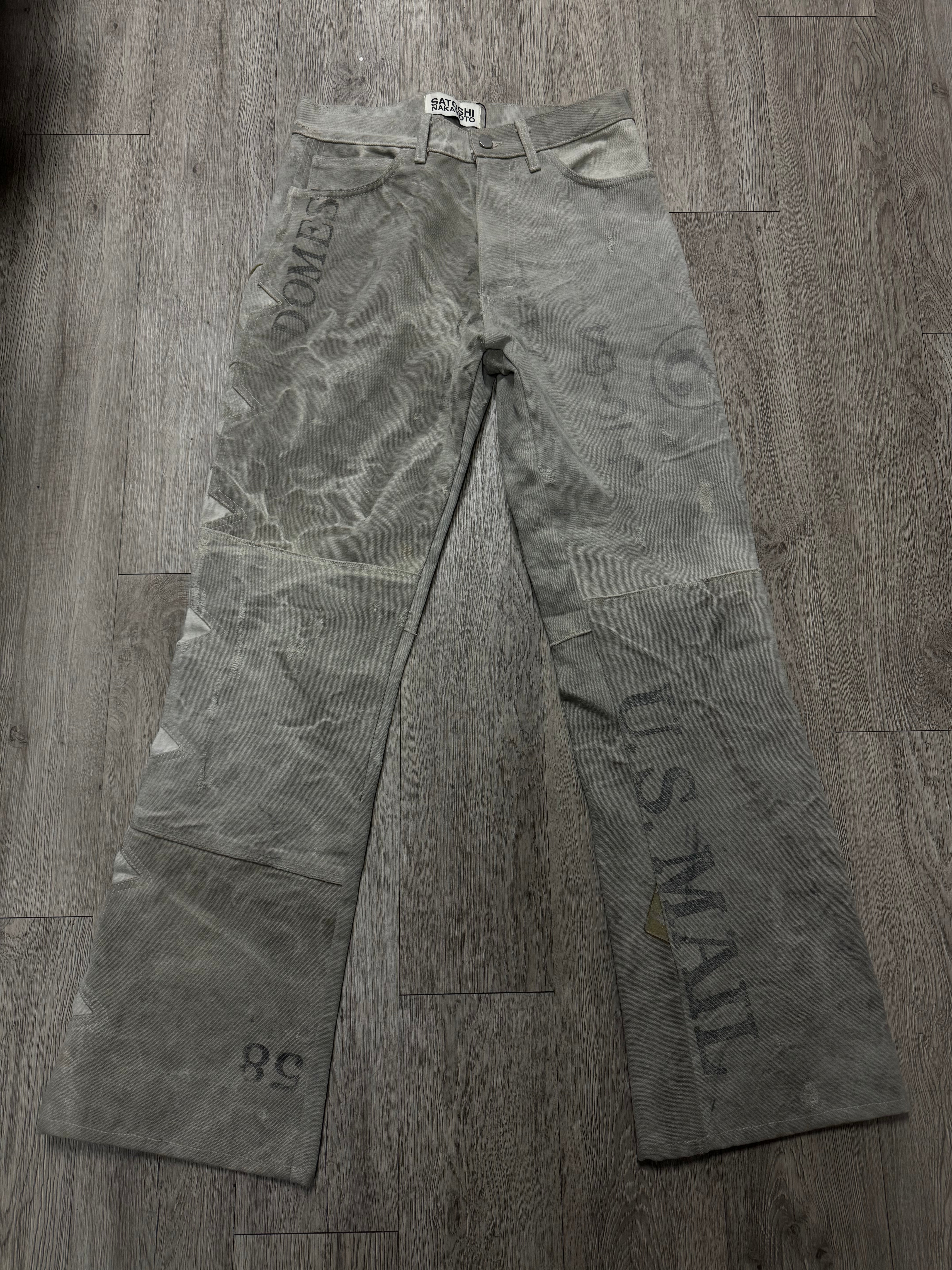 Satoshi Nakamoto Stars Washed-Effect Straight Leg Jeans