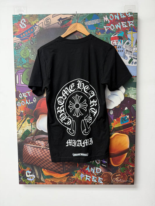 Chrome Hearts Miami Horseshoe Tee Black New With Tags