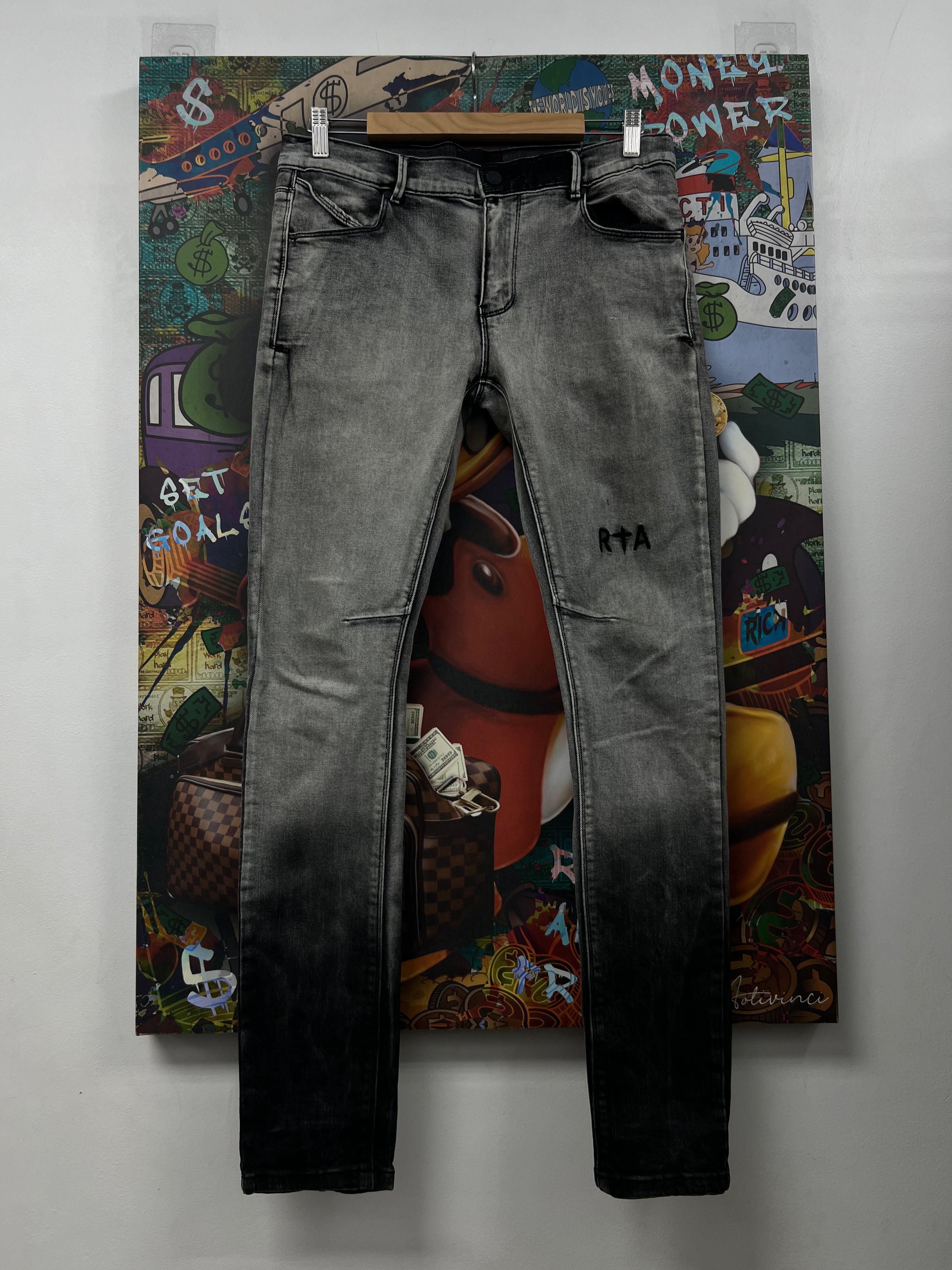 RTA Grey Gradient Jeans