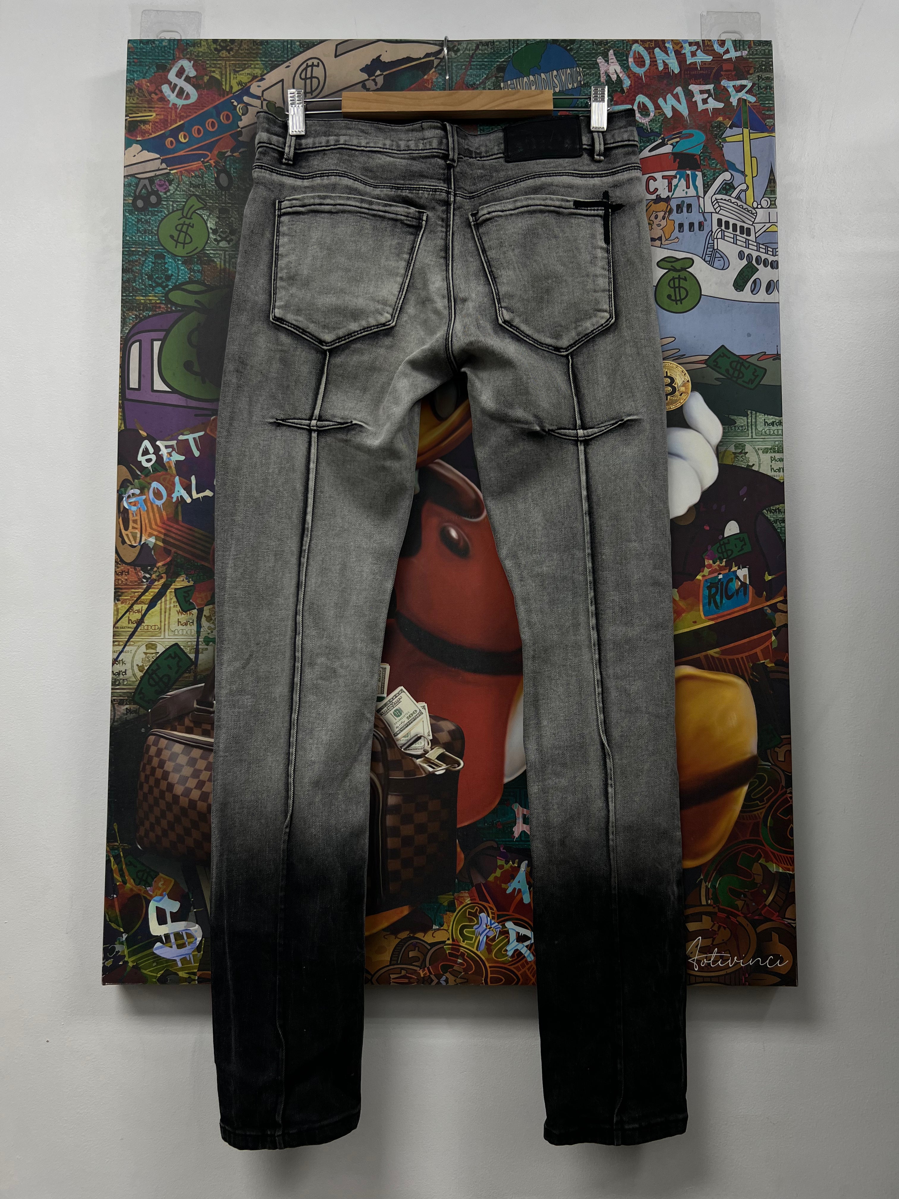 RTA Grey Gradient Jeans