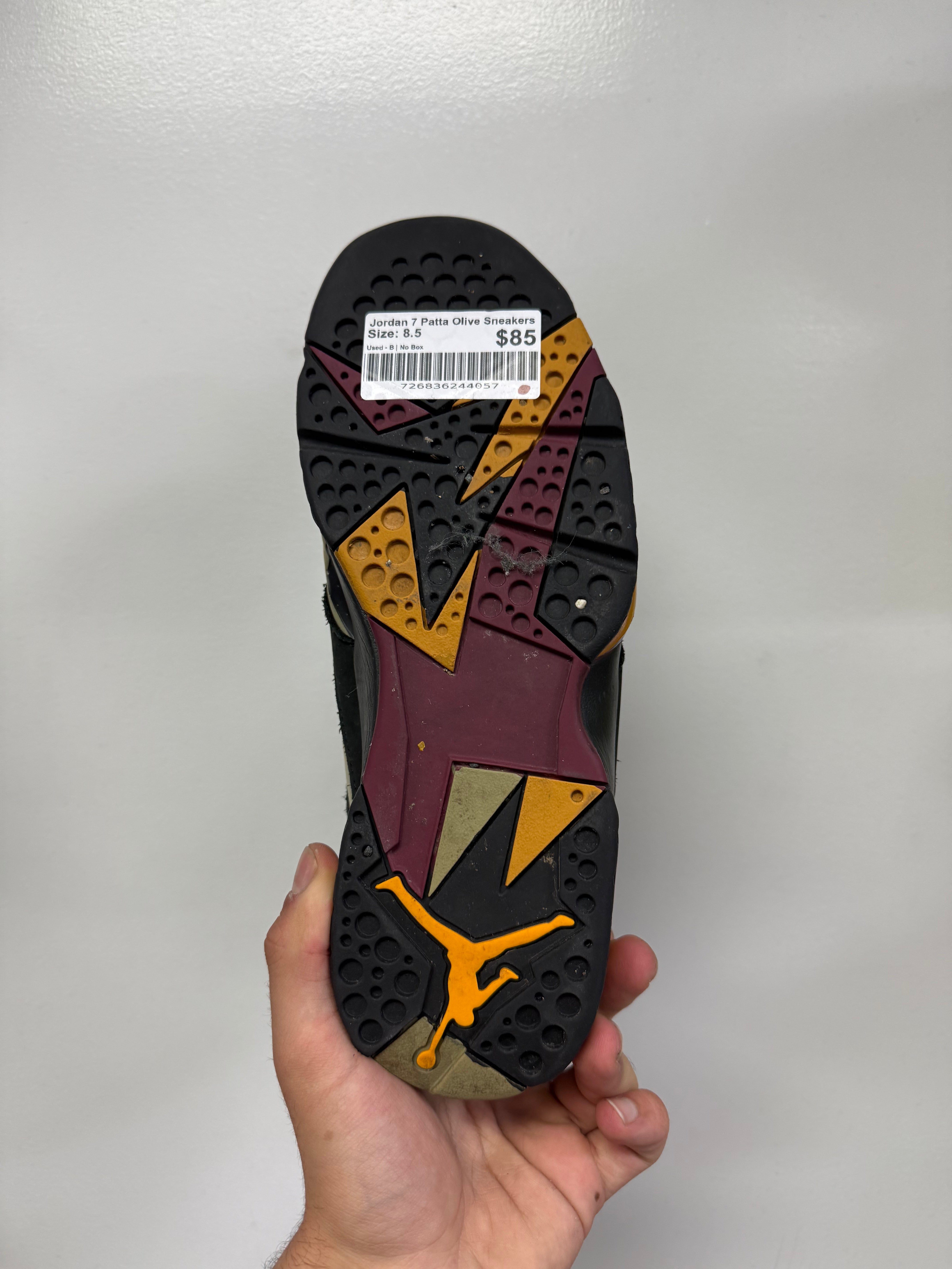 Jordan 7 Patta Olive Sneakers