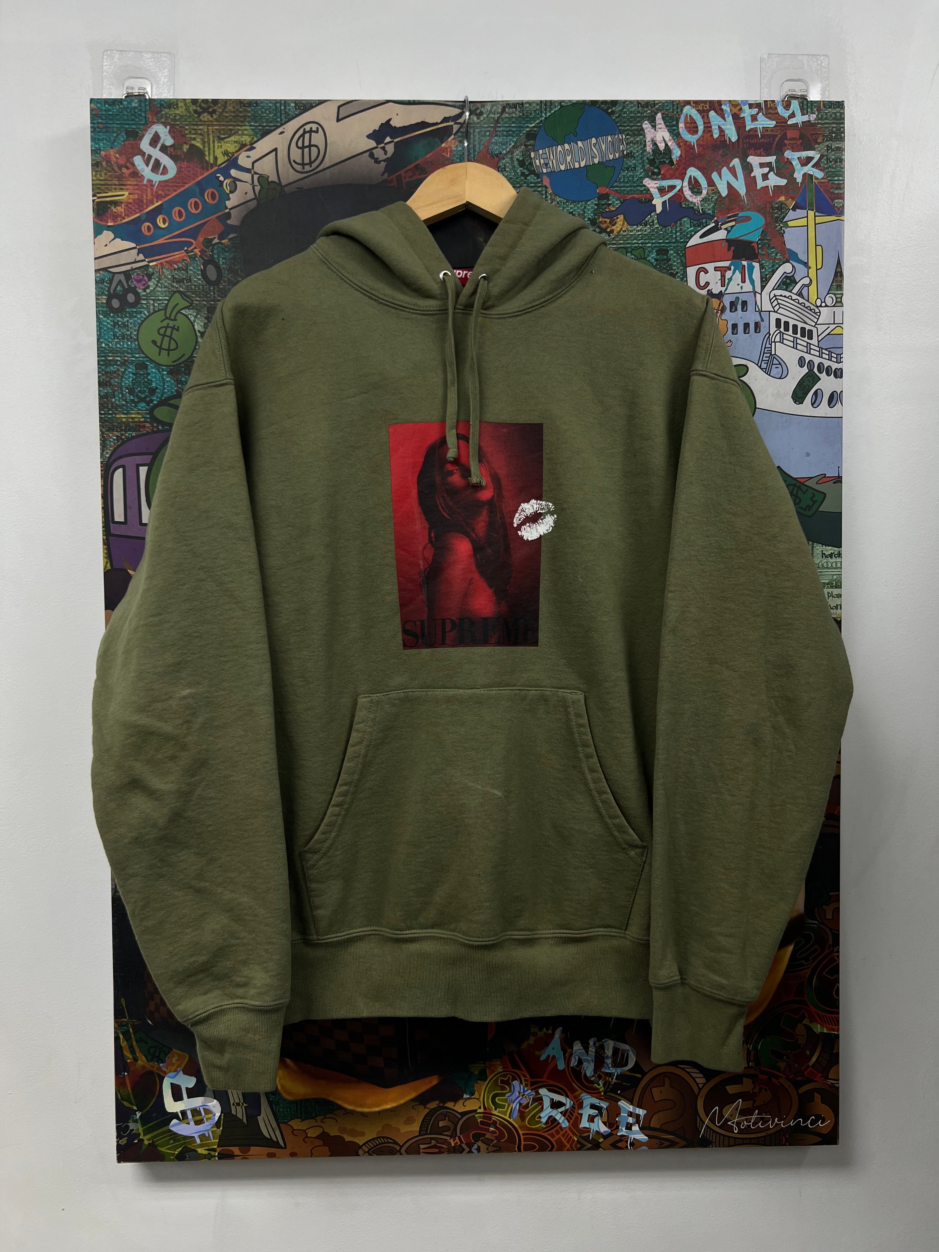 Supreme Olive Kate Moss Hoodie