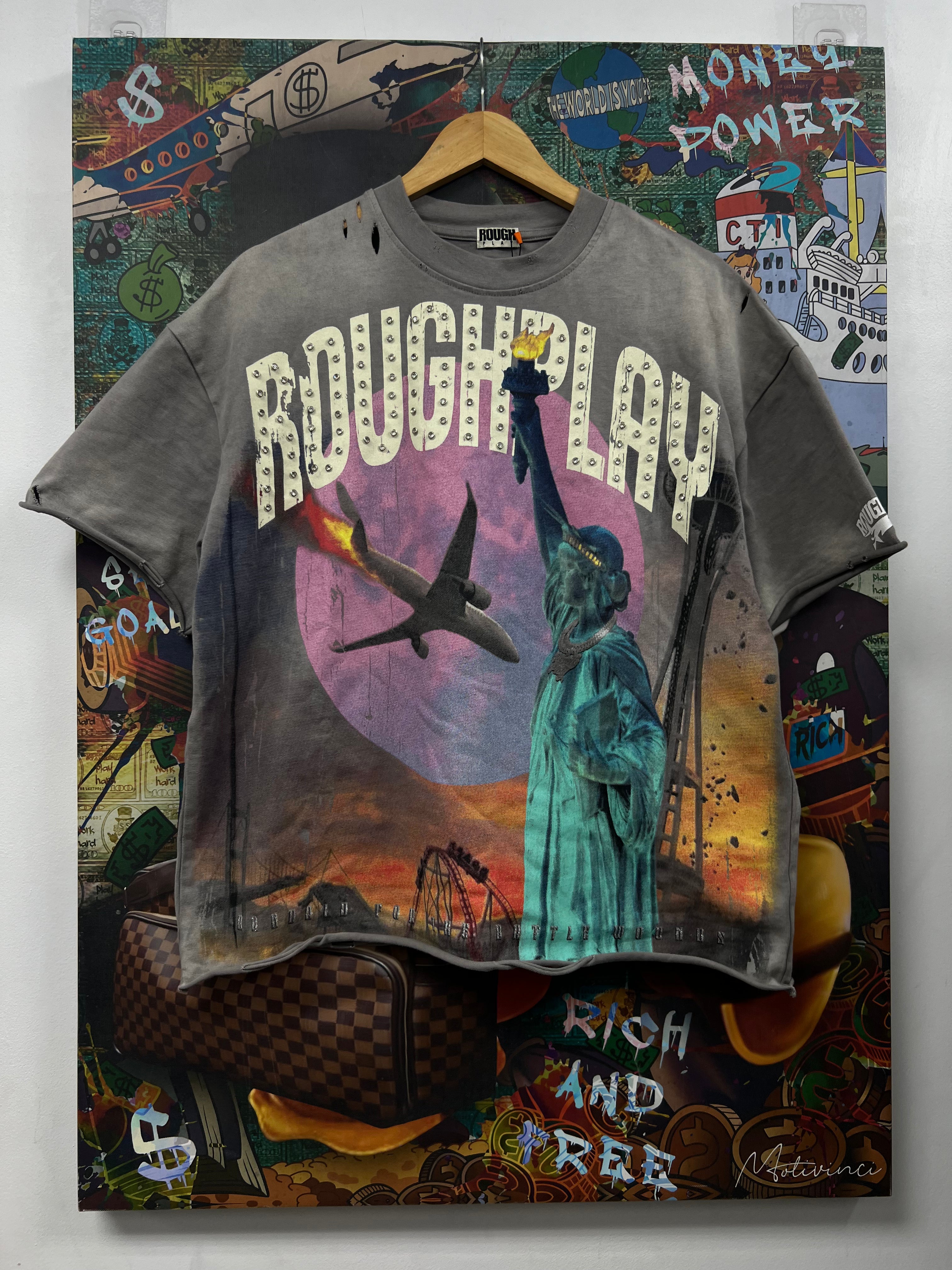 Roughplay Liberty Rhinestone Tee