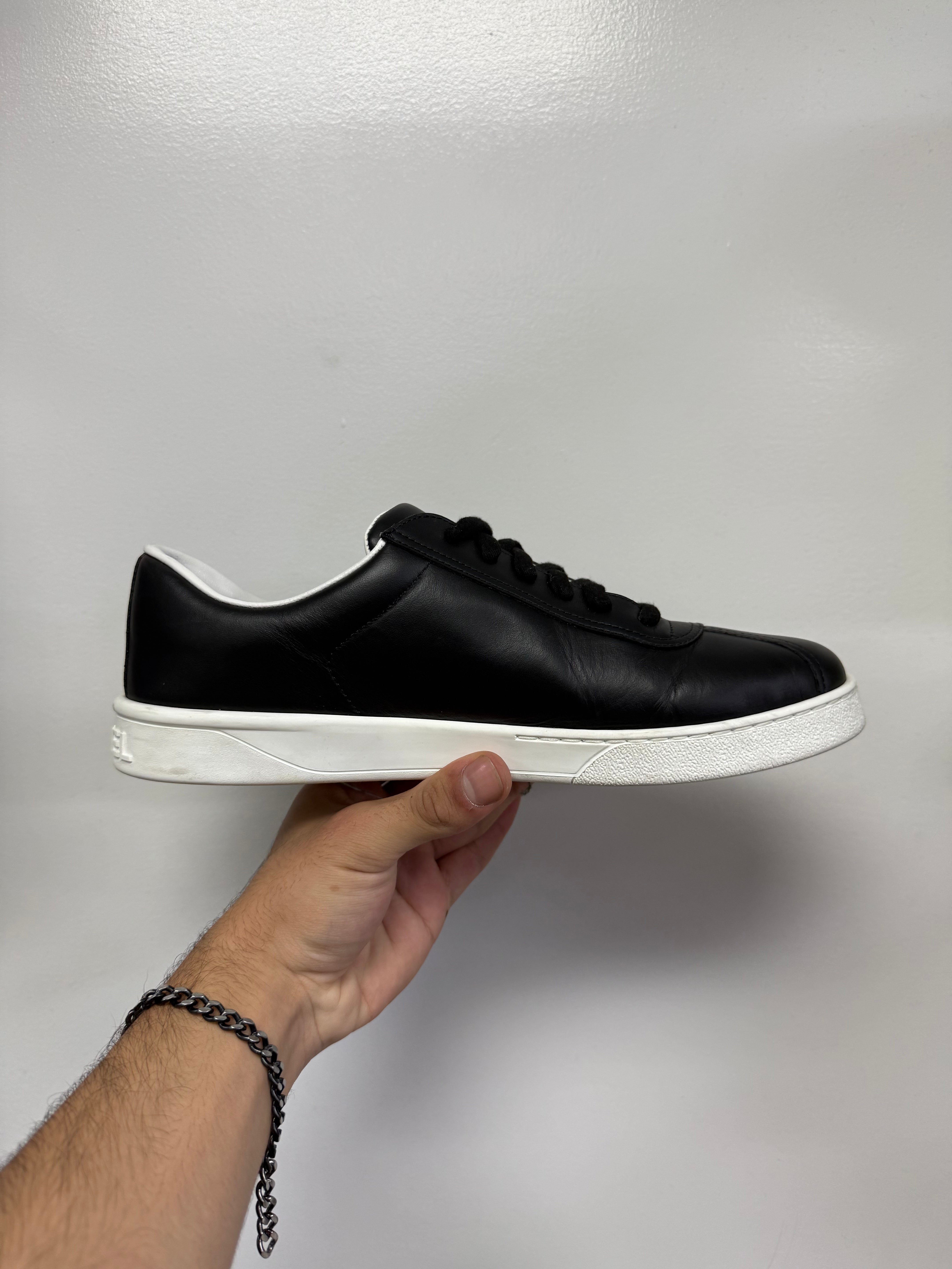 Chanel Black Uniform Trainer Low Sneakers