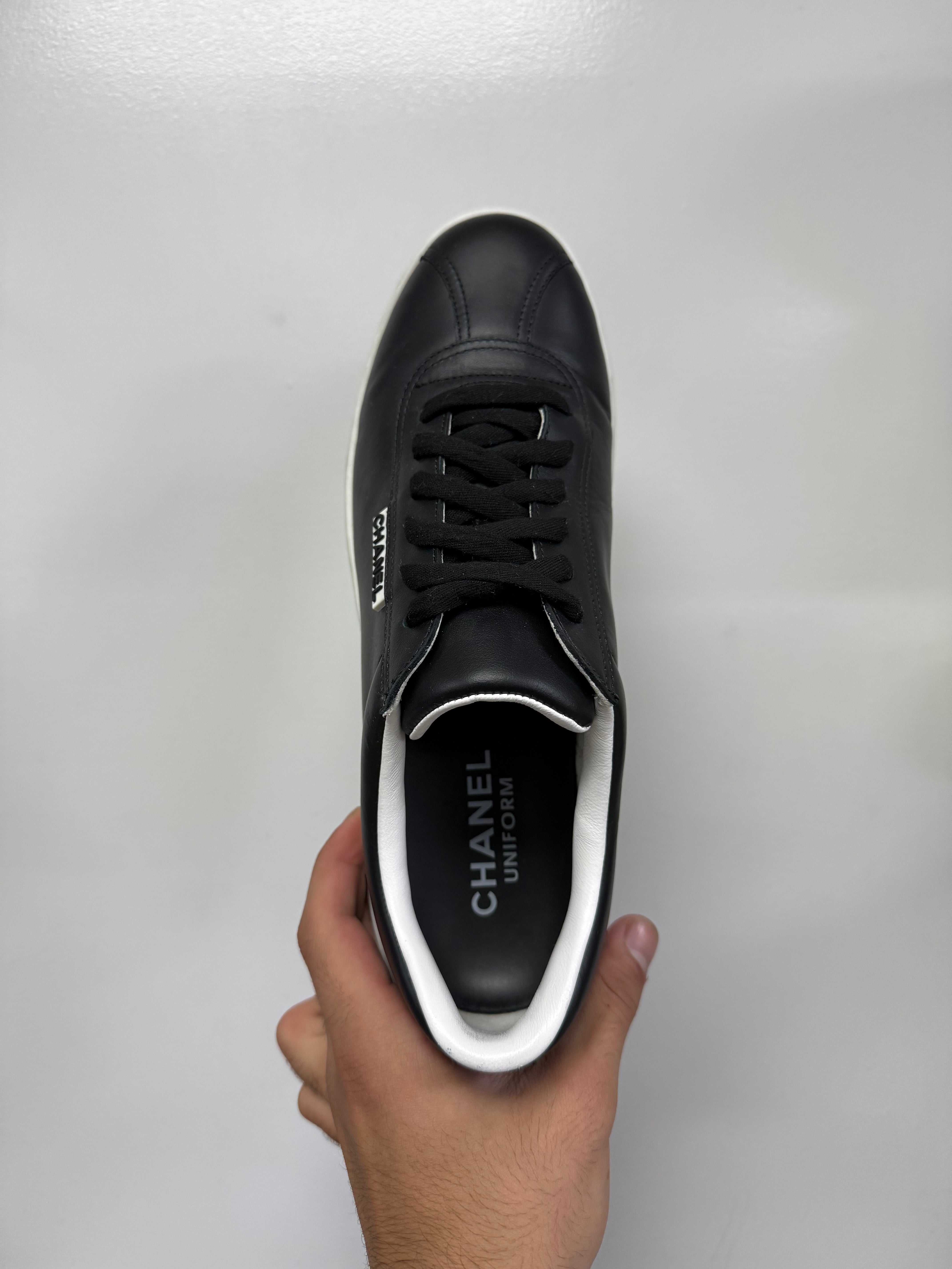 Chanel Black Uniform Trainer Low Sneakers