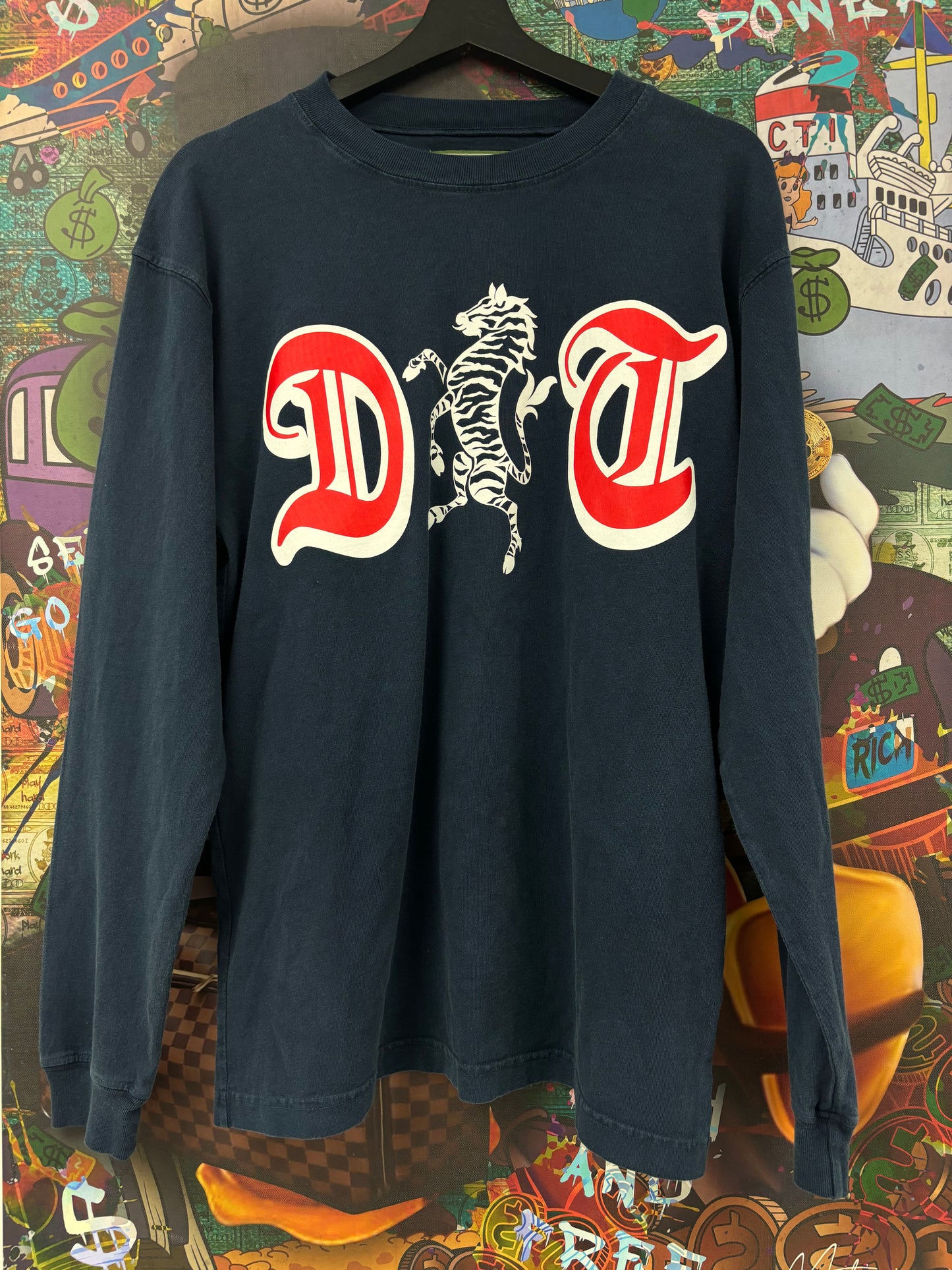 Denim Tears DT LS Navy Used Small N/A