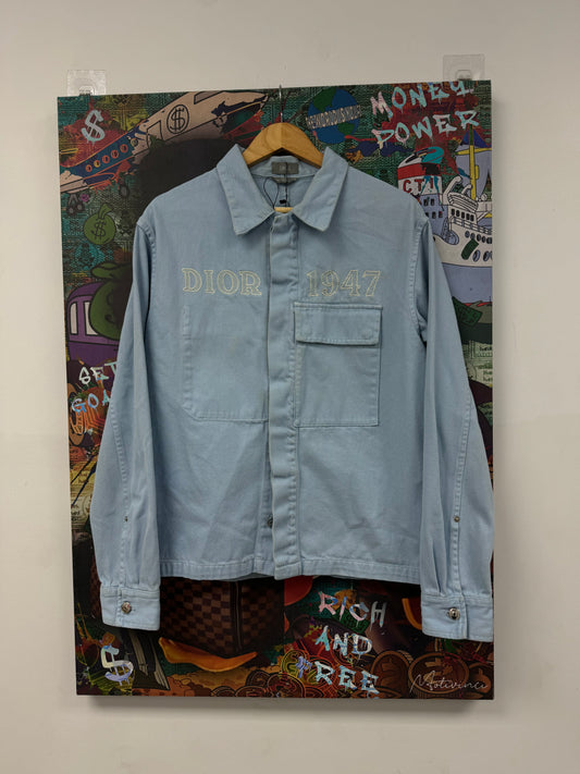 Dior Baby Blue Jean Jacket Used 44 (Medium) N/A