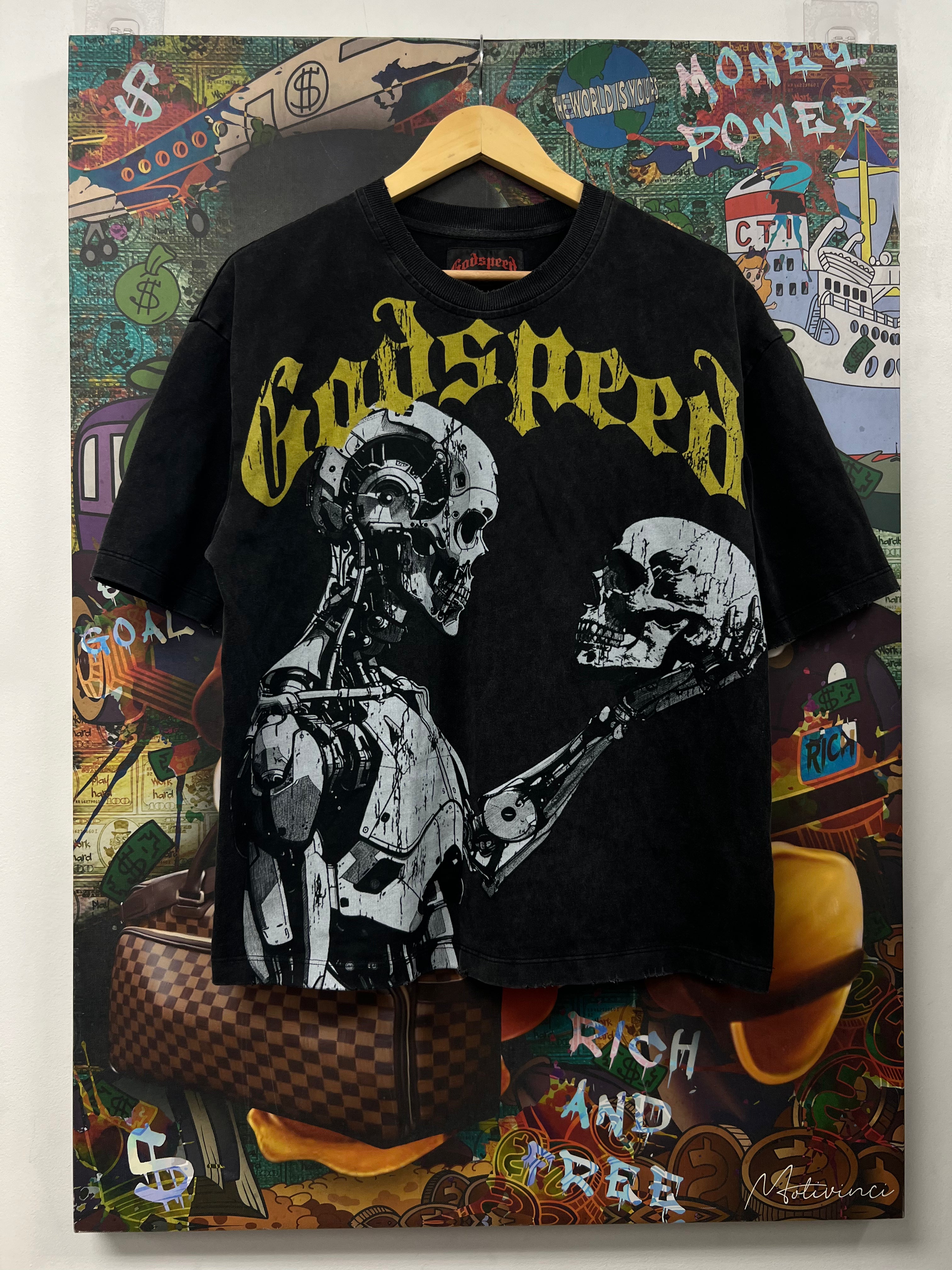 Godspeed Black Yellow Mankind Vs AI Tee