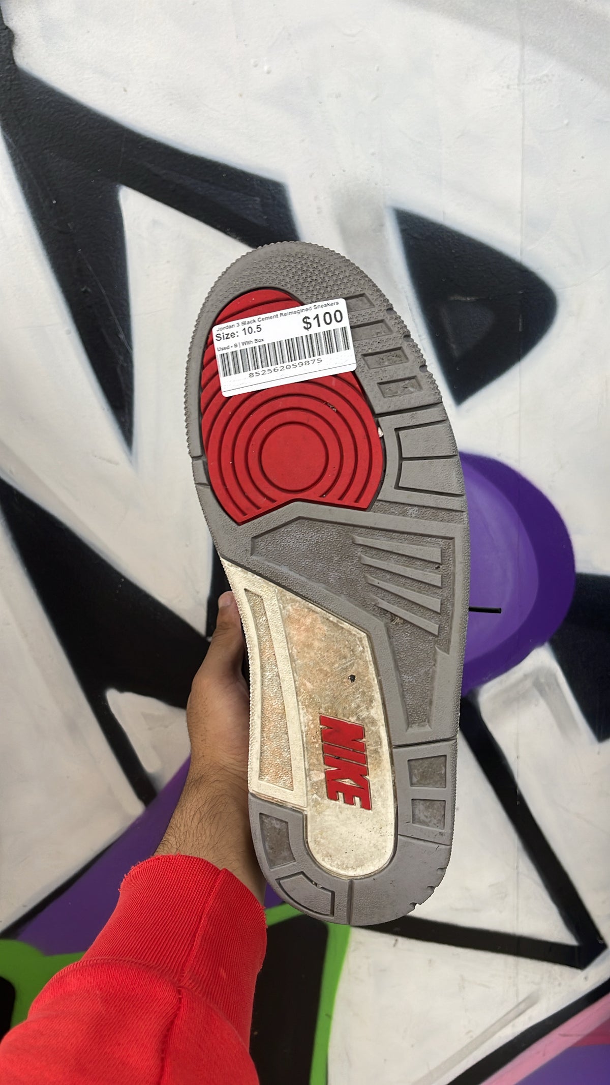 Jordan 3 Black Cement Reimagined Sneakers