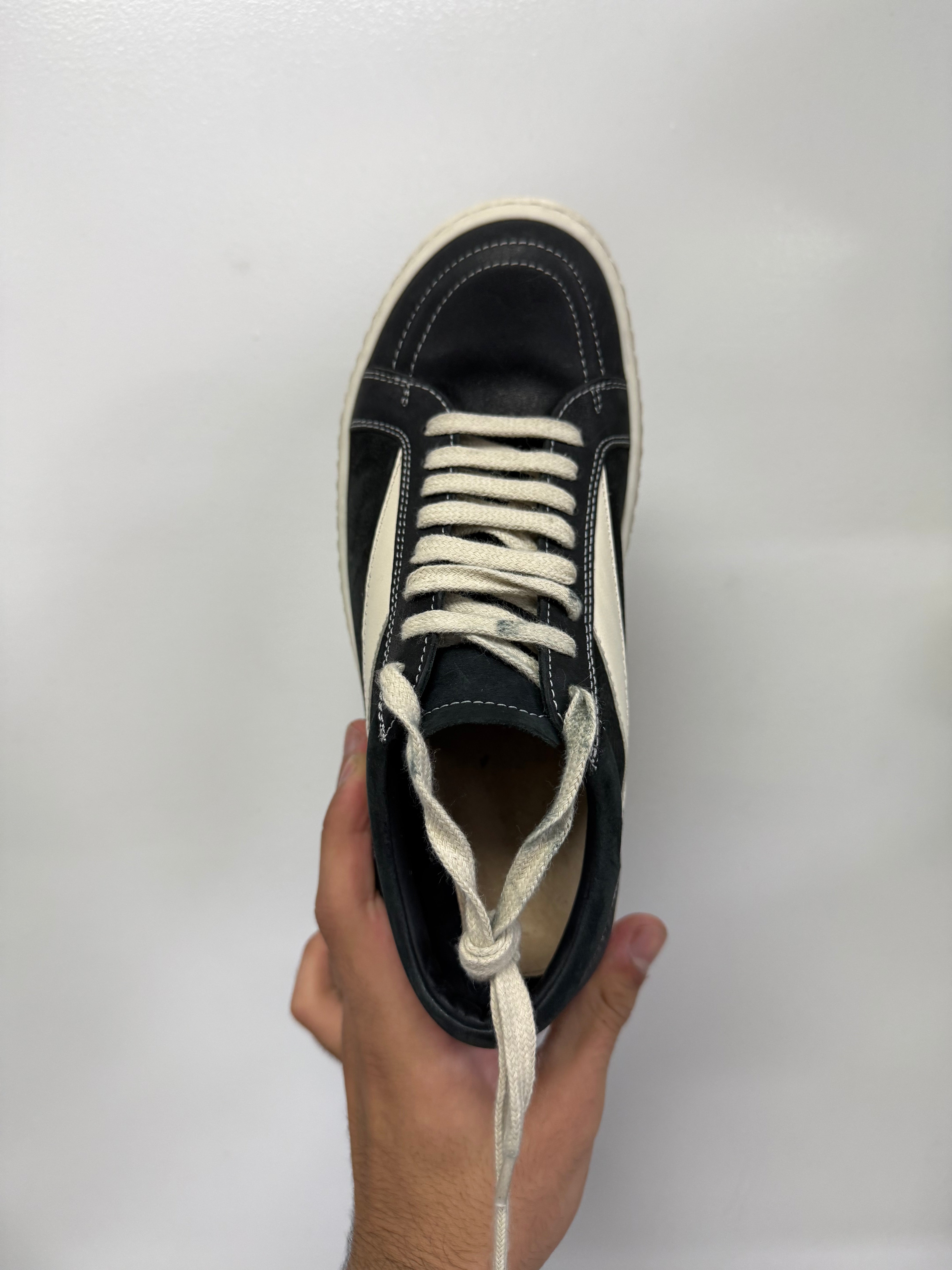 Rick Owens Black Vintage Mainline Low Sneakers