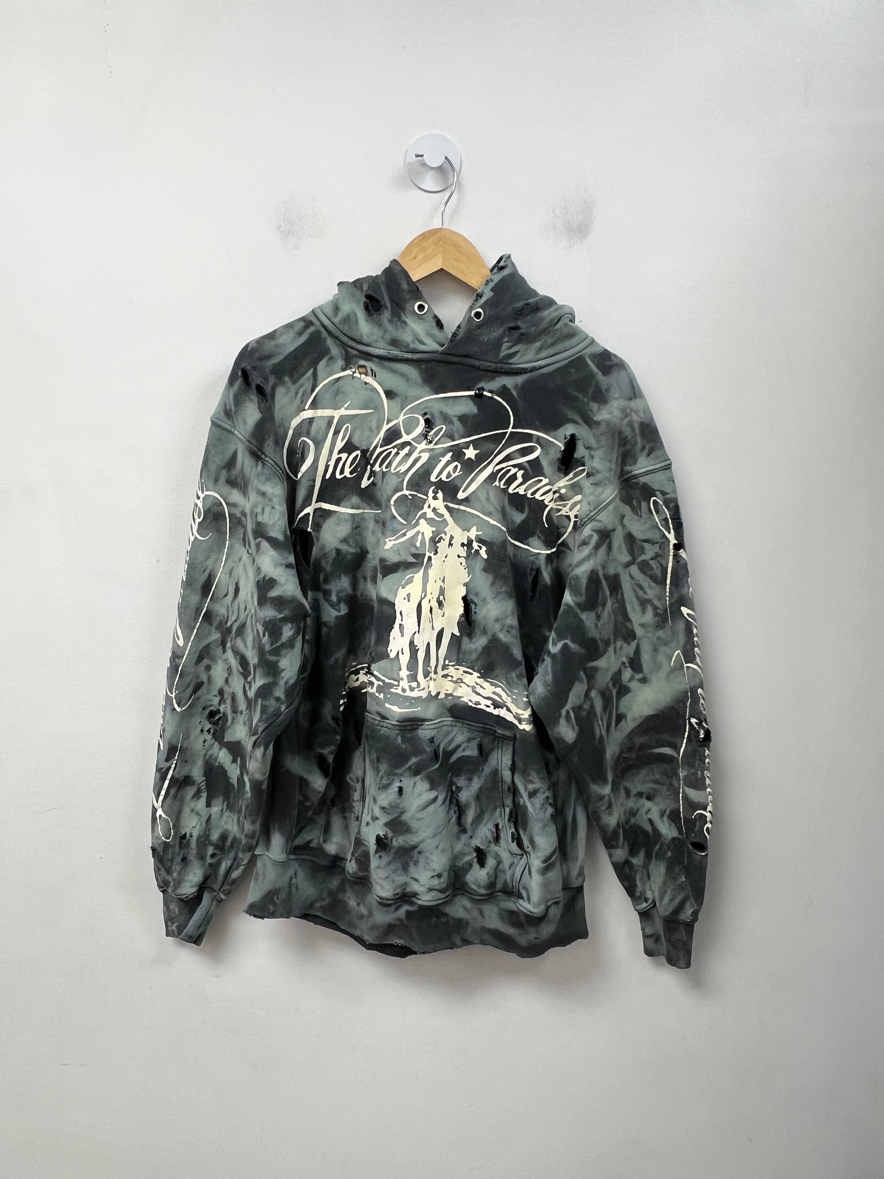 Hellstar Paradise Tie Dye Distressed Hoodie
