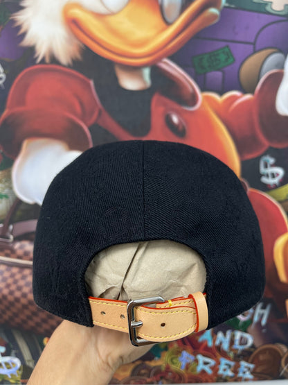 Louis Vuitton Monogram Black Black Hat