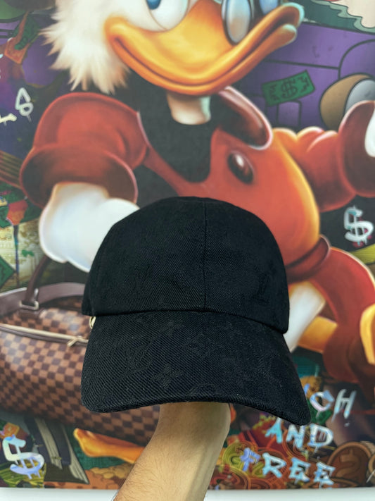 Louis Vuitton Monogram Black Black Hat