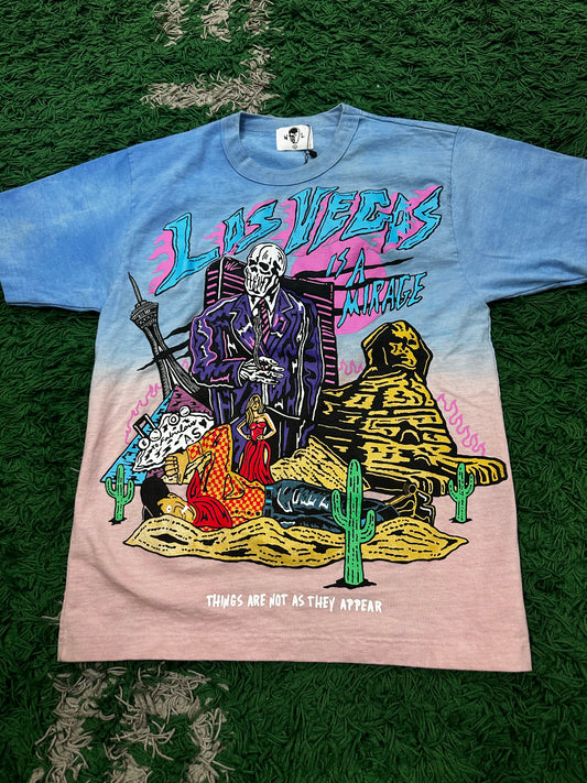 Warren Lotas LV Tee Blue Pink Used Small N/A